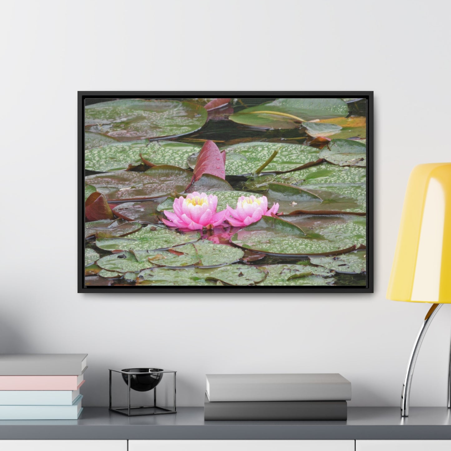 Water Lilies Gallery Canvas Wraps Framed