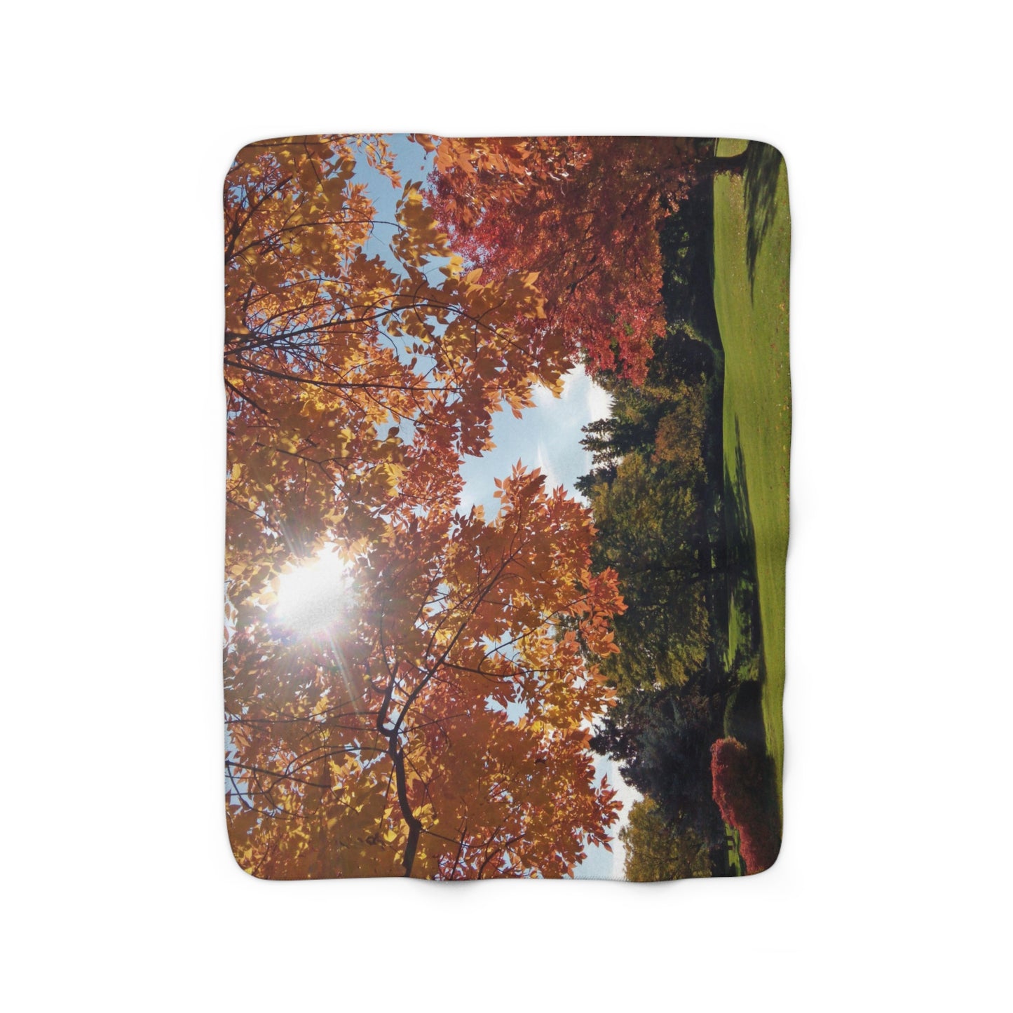 Autumn Light Sherpa Fleece Blanket