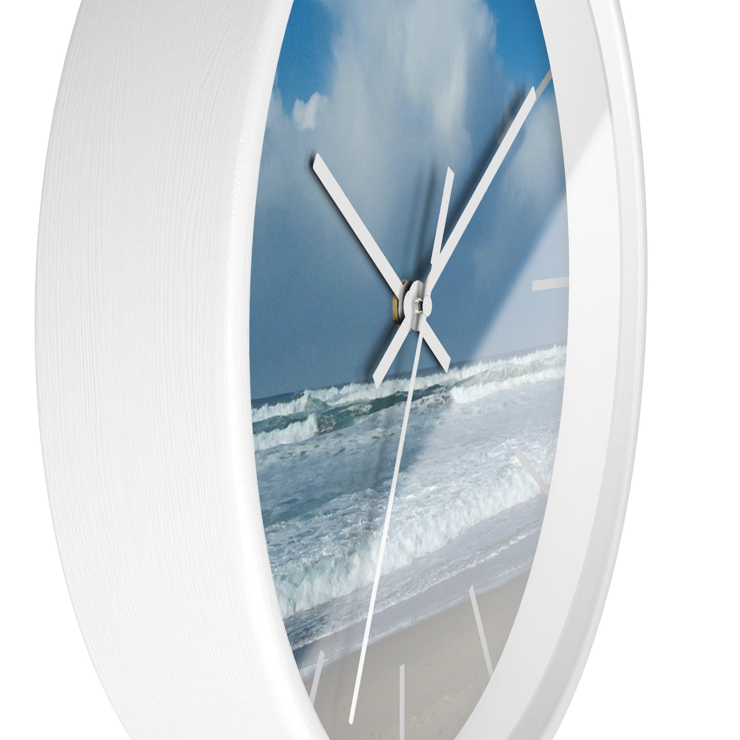 Blue Sky Beach Wall Clock