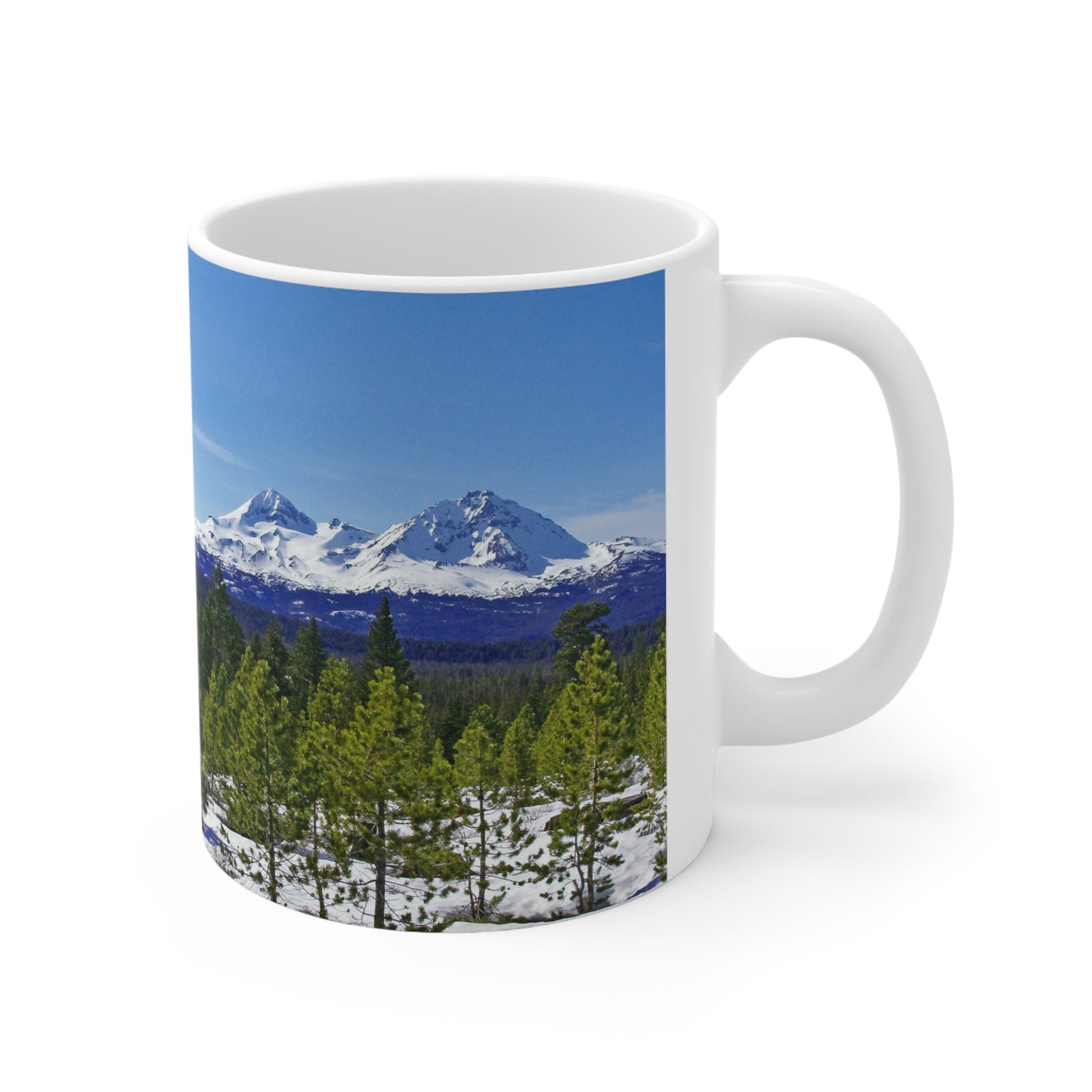 Winter Two Sisters Ceramic Mug 11oz