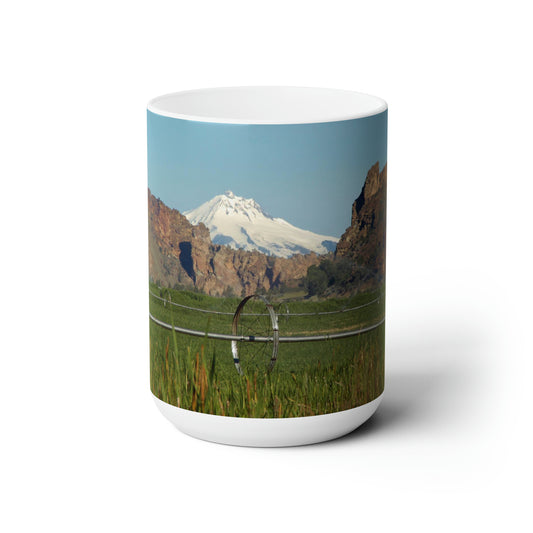 Mountain & Rocky Cliffs Ceramic Mug 15oz