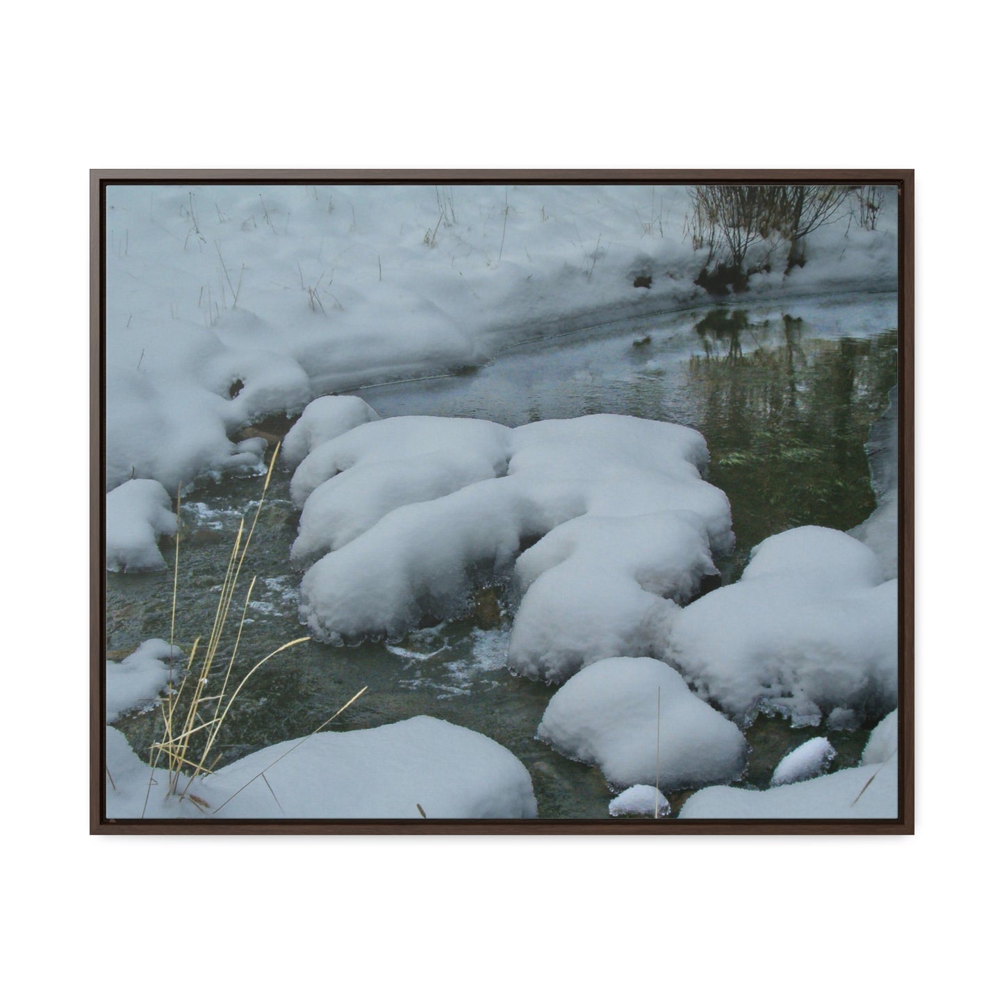 Snowy Islands Gallery Canvas Wraps Framed