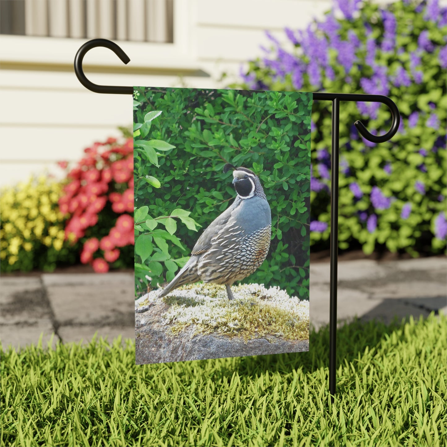 Regal Quail Garden & House Banner