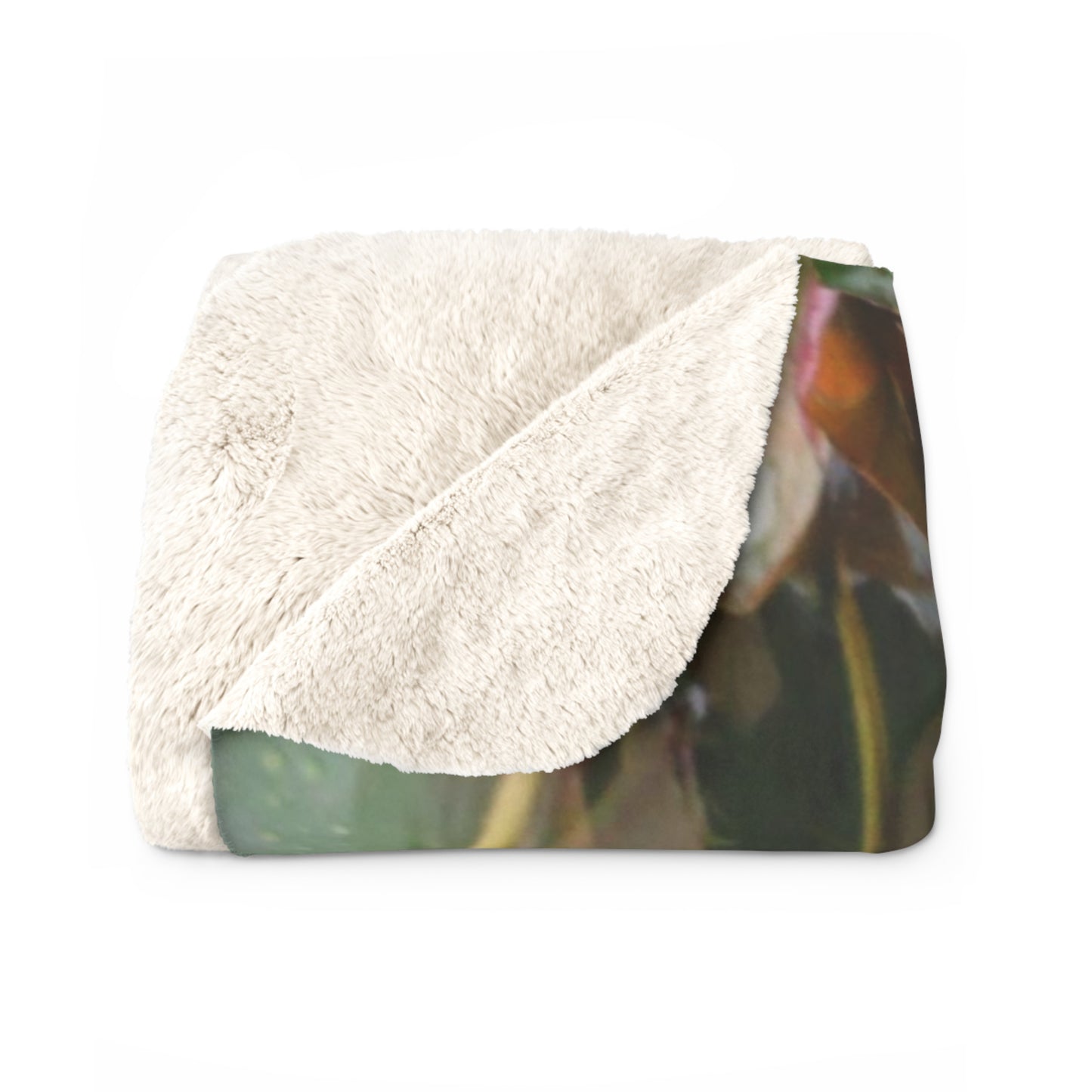 Water Lilies Sherpa Fleece Blanket