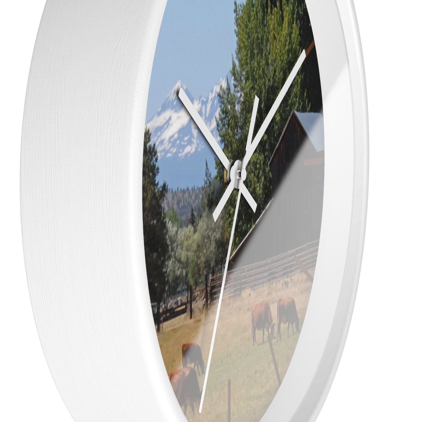 Picturesque Cattle Wall Clock