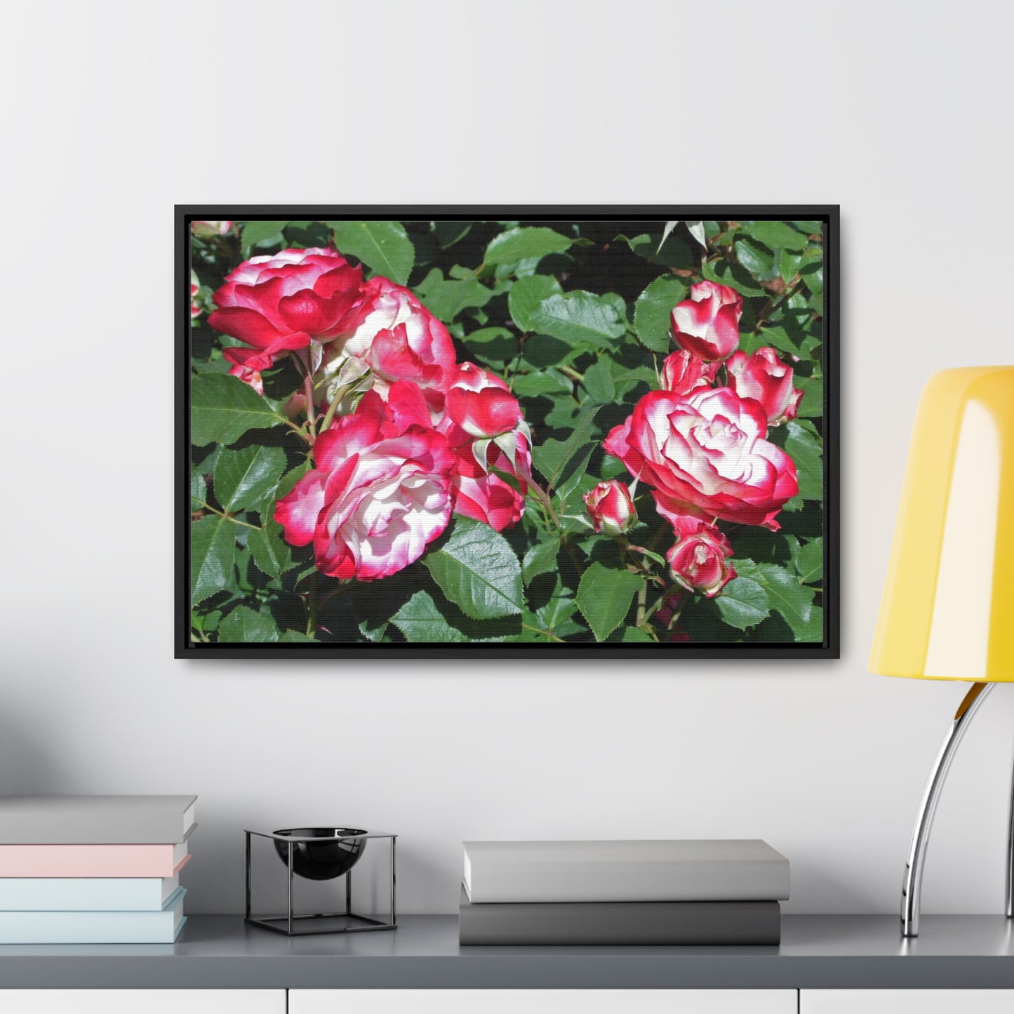 Romantic Roses Gallery Canvas Wraps Framed