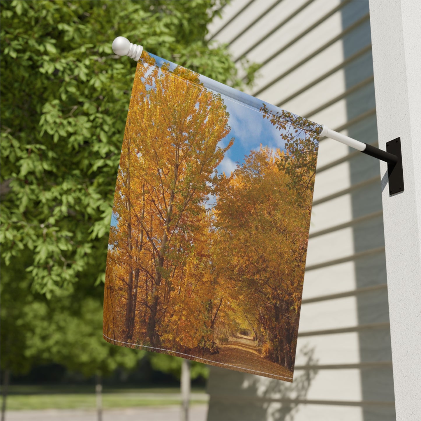 Autumn Trail Garden & House Banner