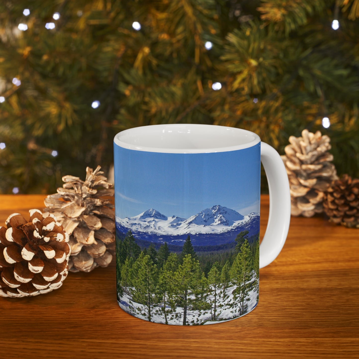 Winter Two Sisters Ceramic Mug 11oz