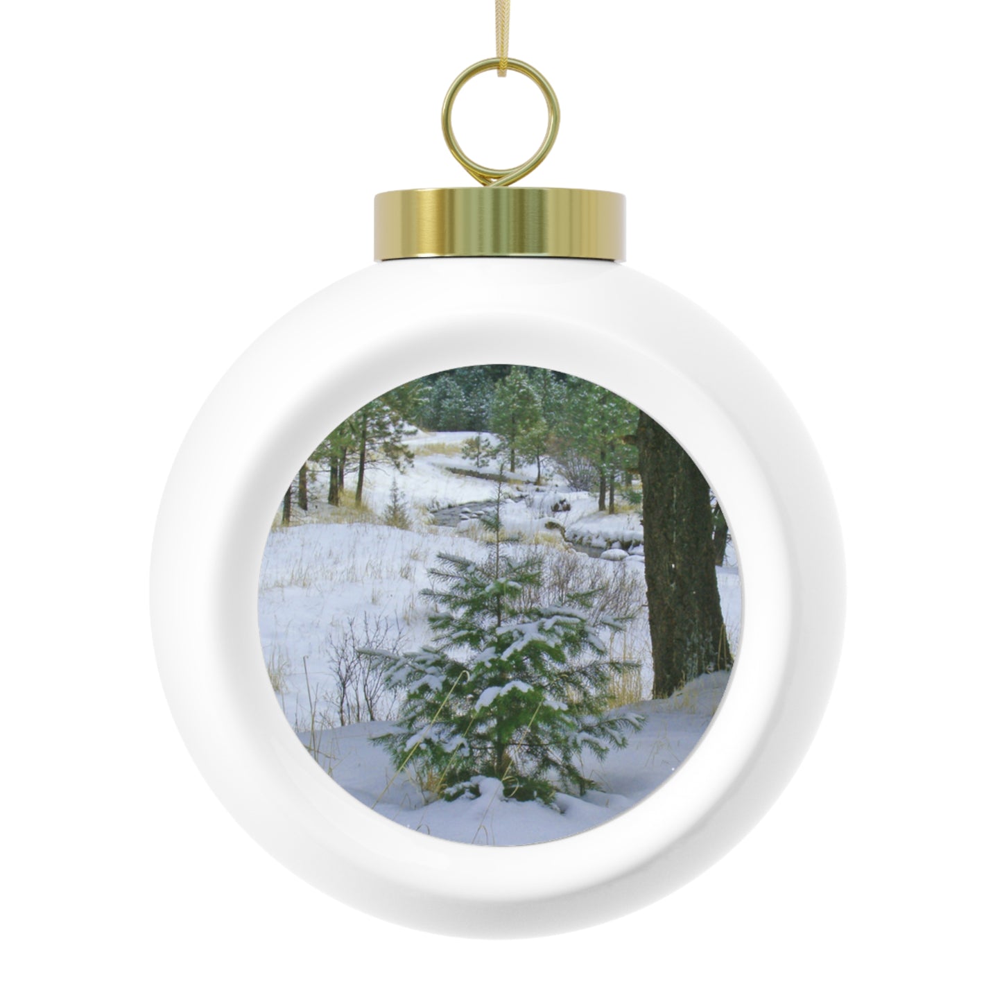 Christmas Tree Creek Christmas Ornament Ball