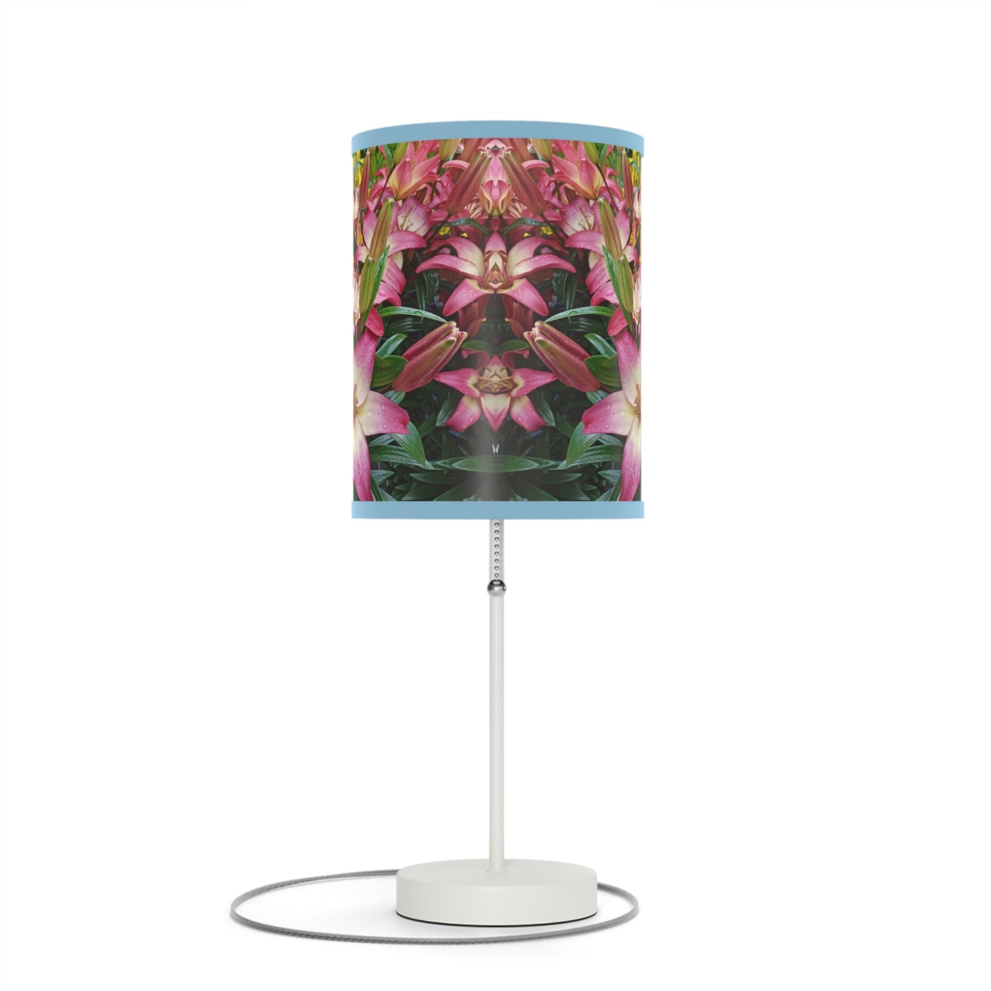 Lovely Lilies Lamp on a Stand