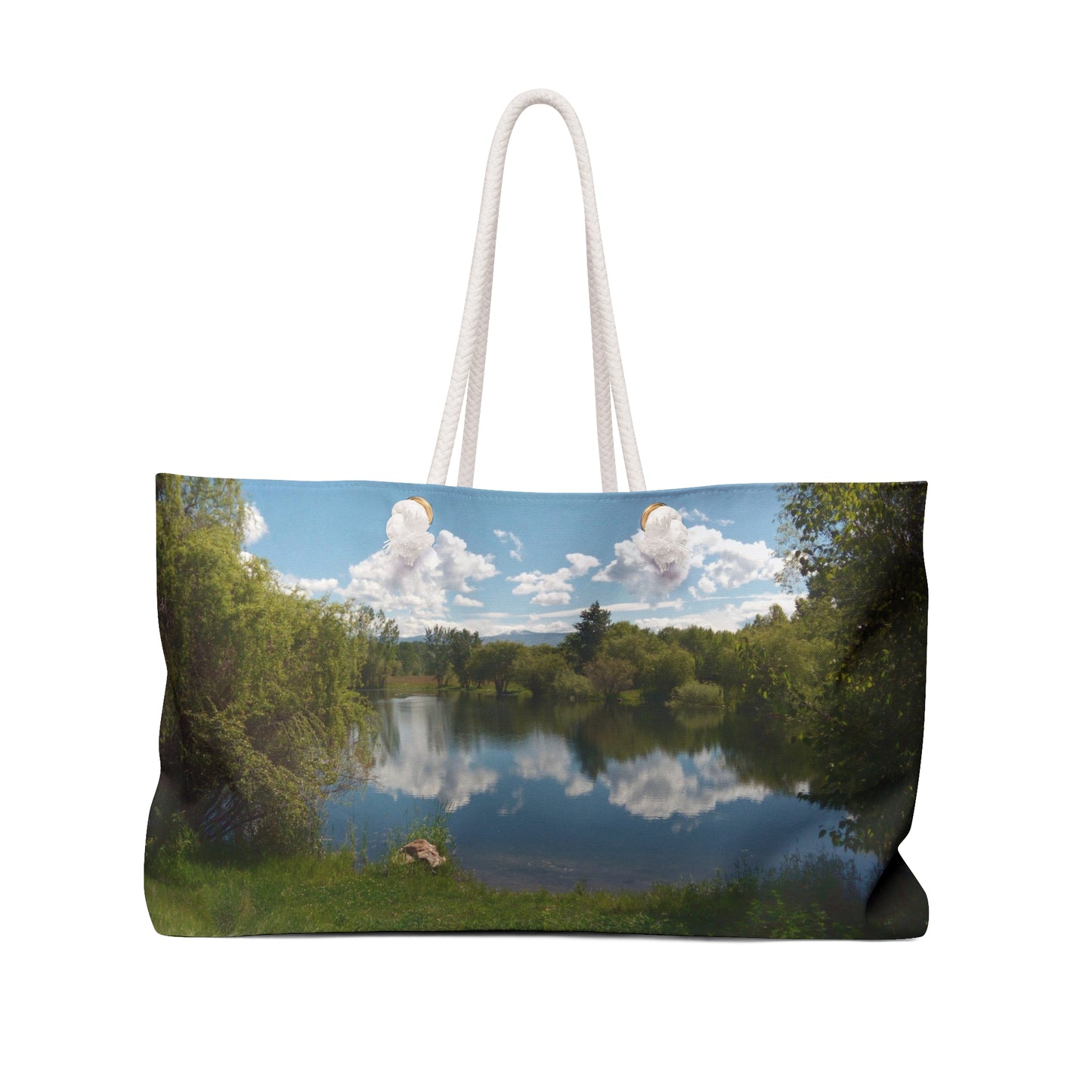 Peaceful Pond Weekender Bag