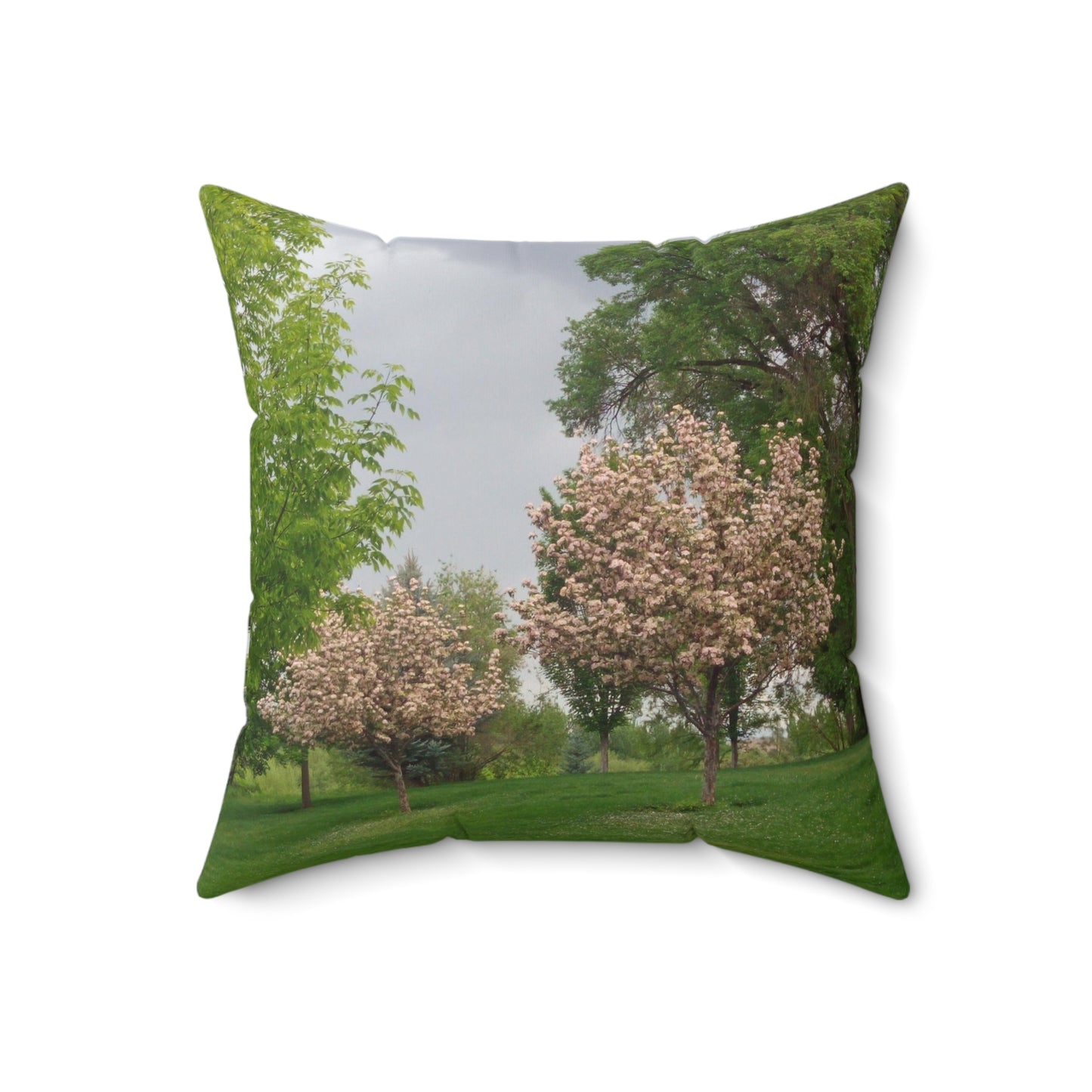 Spring In The Air Spun Polyester Square Pillow