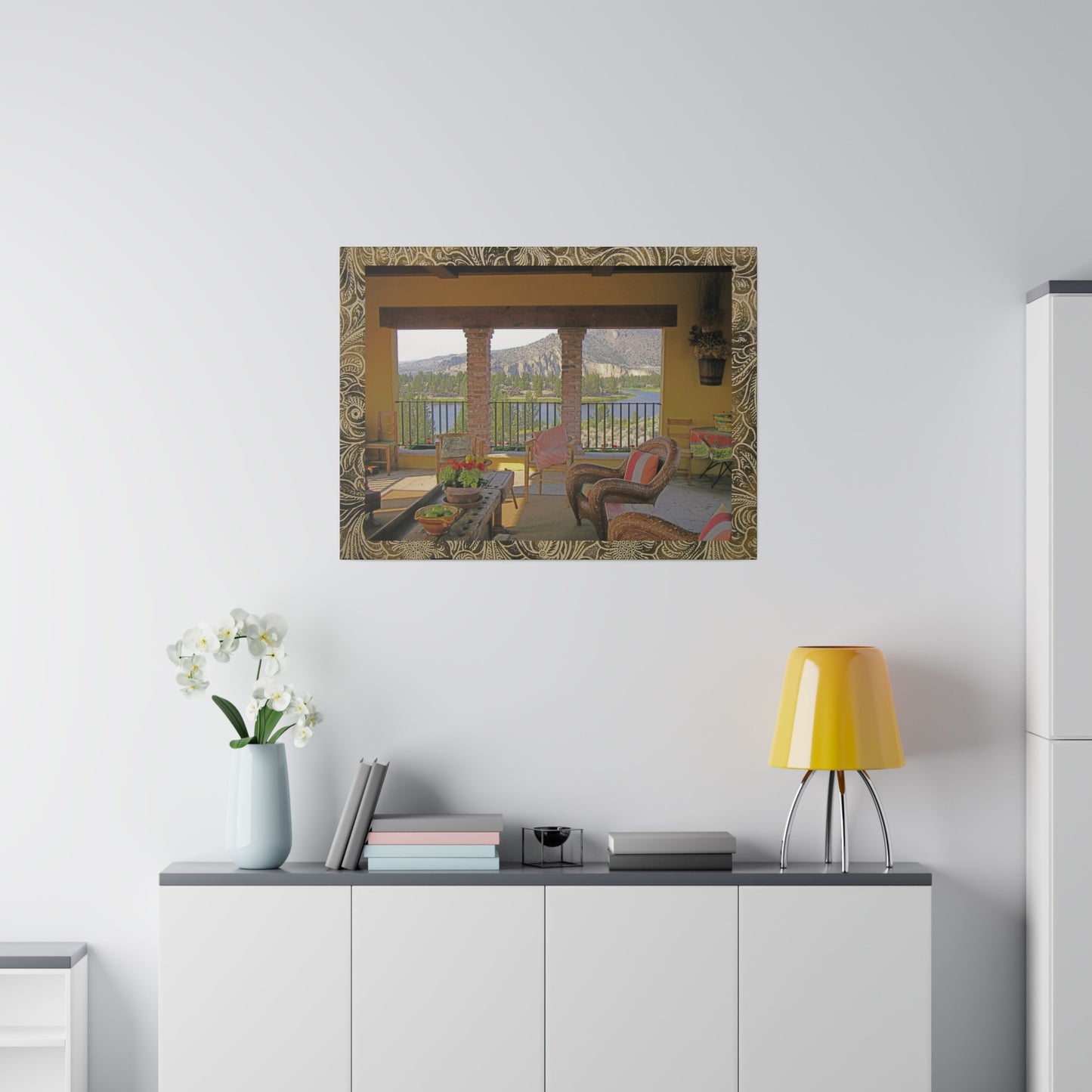 Oasis View Matte Canvas 0.75"