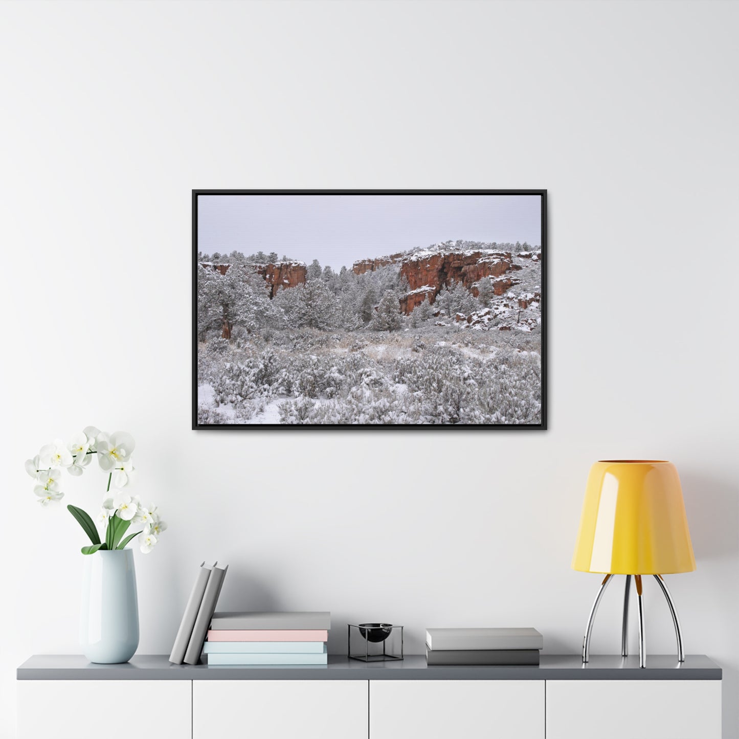 Winter Canyon Gallery Canvas Wraps Framed