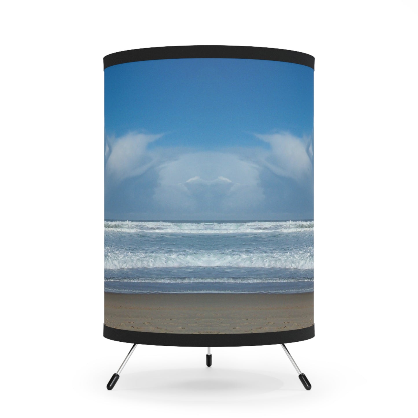 Blue Sky Beach Tripod Lamp