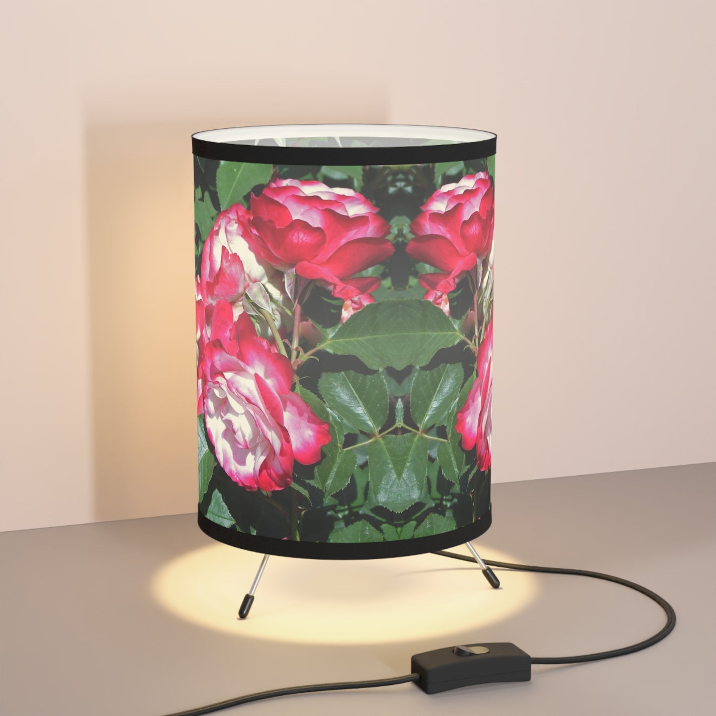 Romantic Roses Tripod Lamp