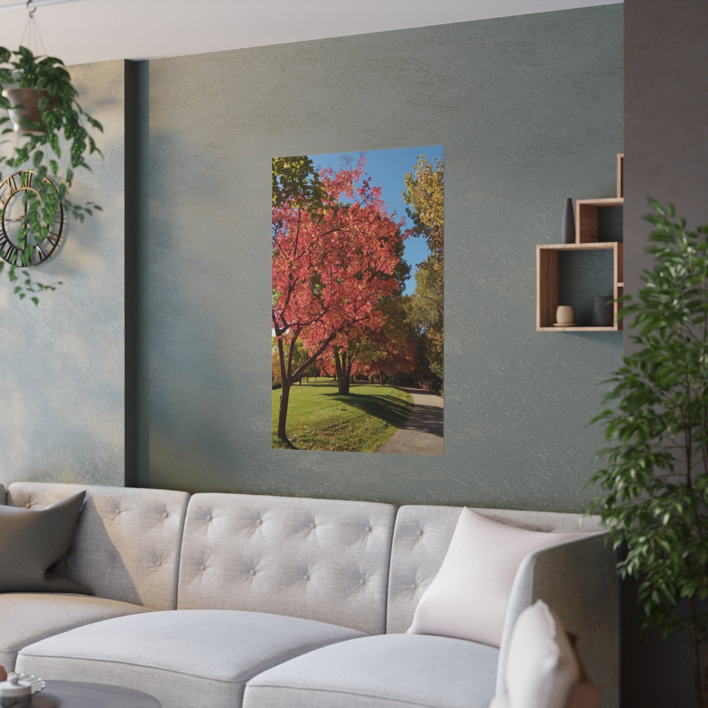 Autumn Glow Satin Posters