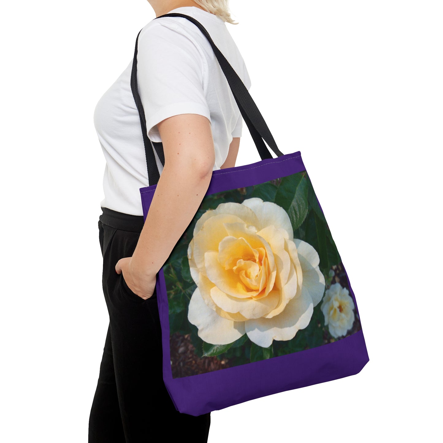 Cream Rose Tote Bag