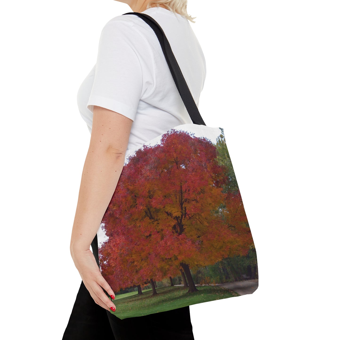 Autumn Tree Mid Fall Tote Bag