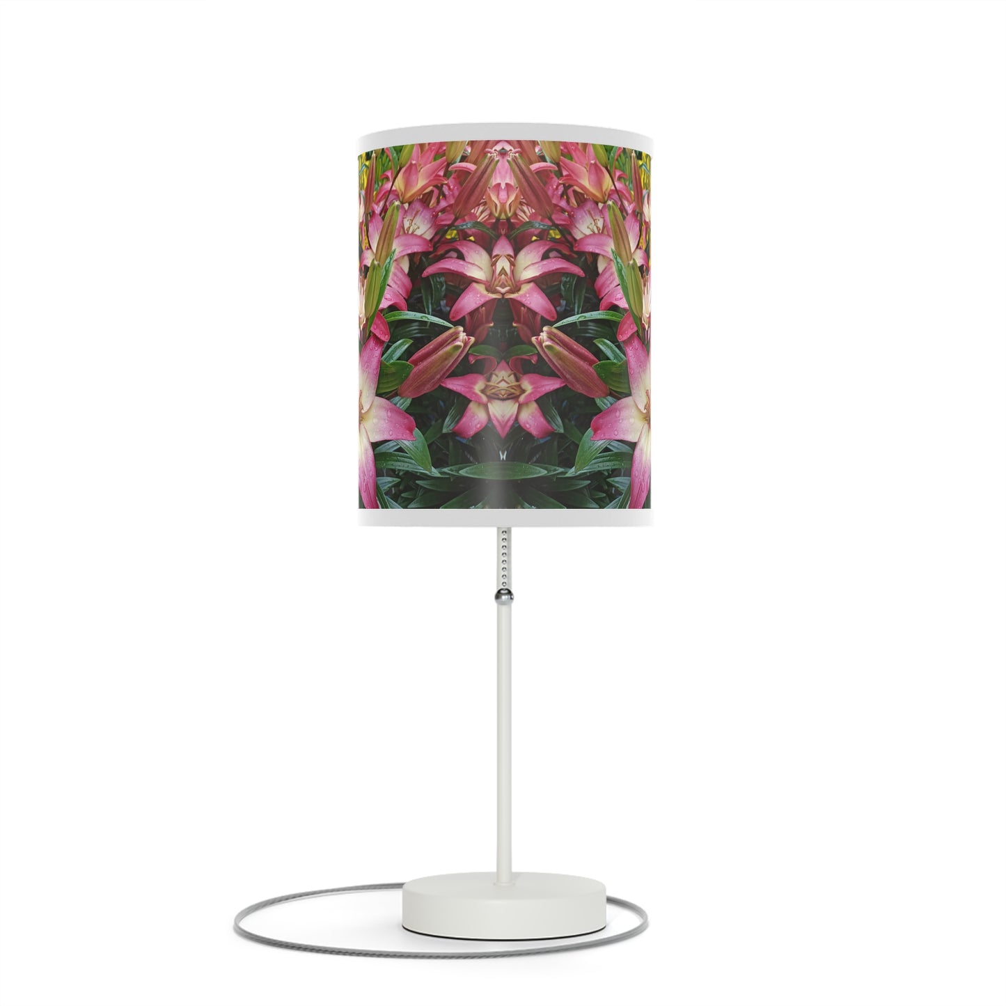 Lovely Lilies Lamp on a Stand
