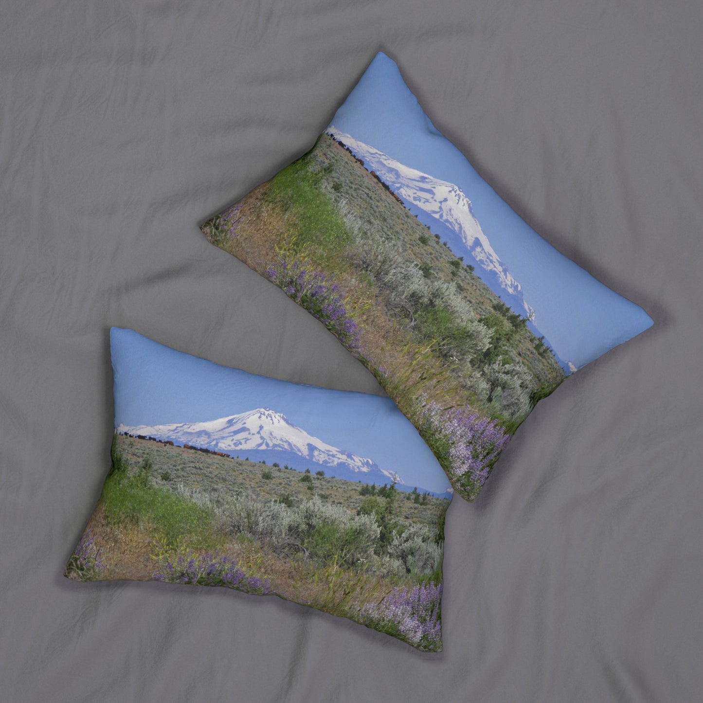 Lupine & Sage Mountain Spun Polyester Lumbar Pillow