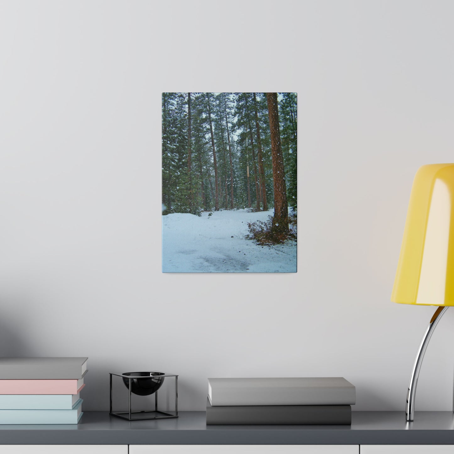 Snowfall Matte Canvas