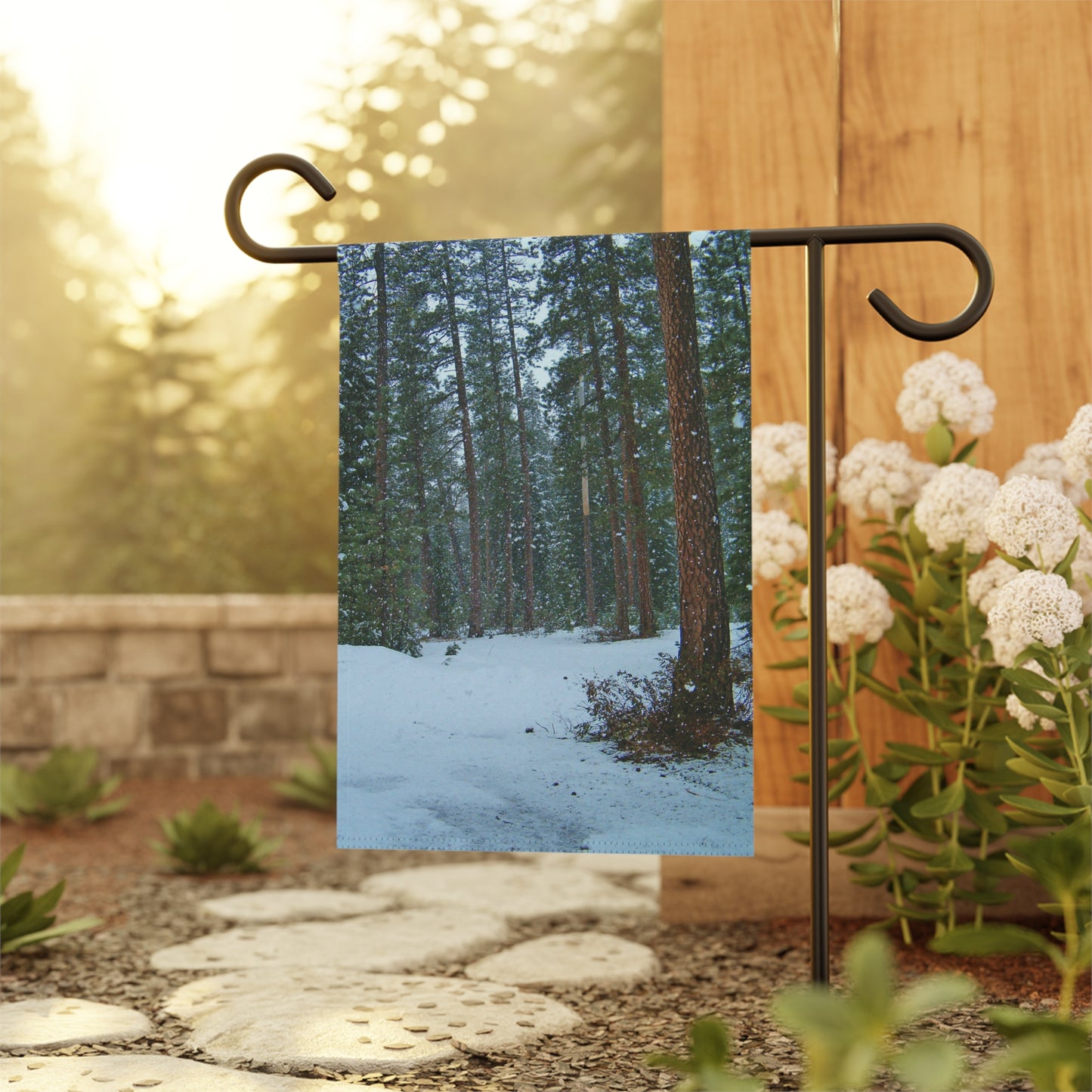 Snowfall Garden & House Banner