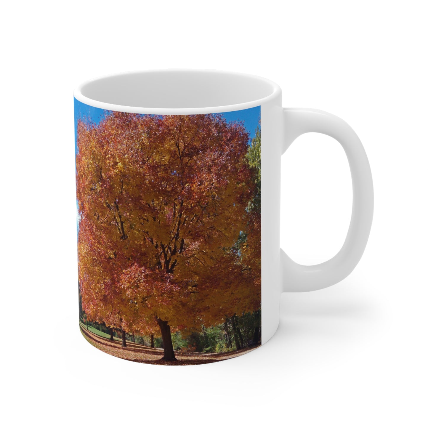Autumn Tree Late Fall Ceramic Mug 11oz