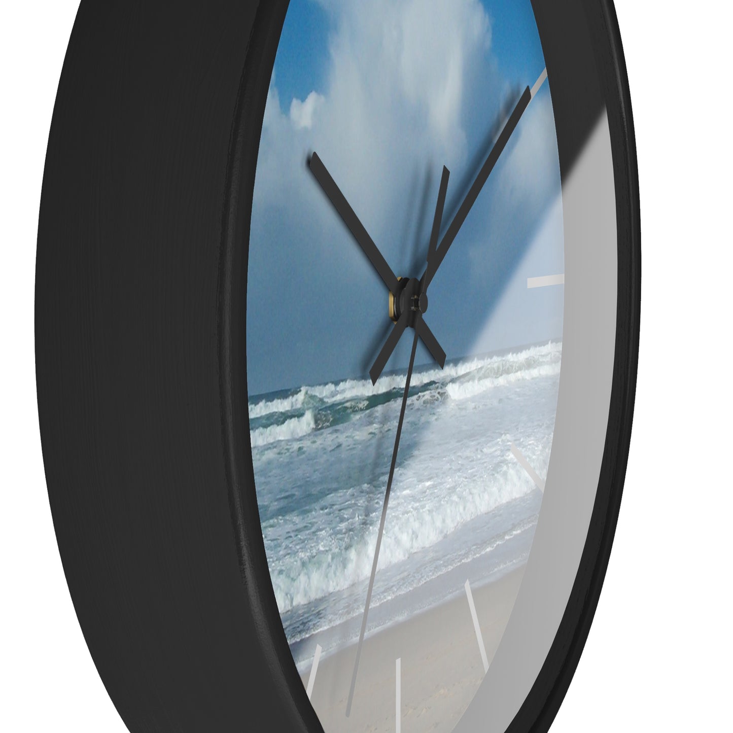 Blue Sky Beach Wall Clock