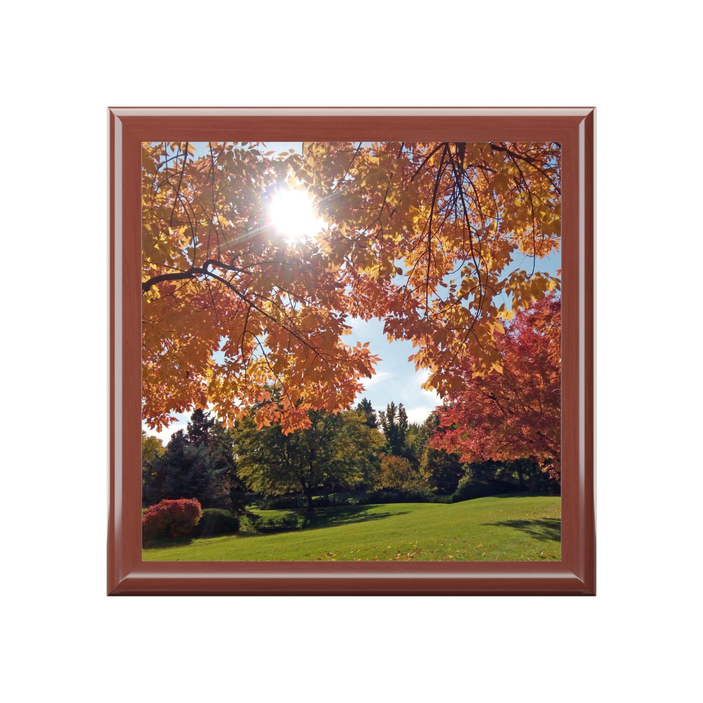 Autumn Light Jewelry Box ~ 7.24"