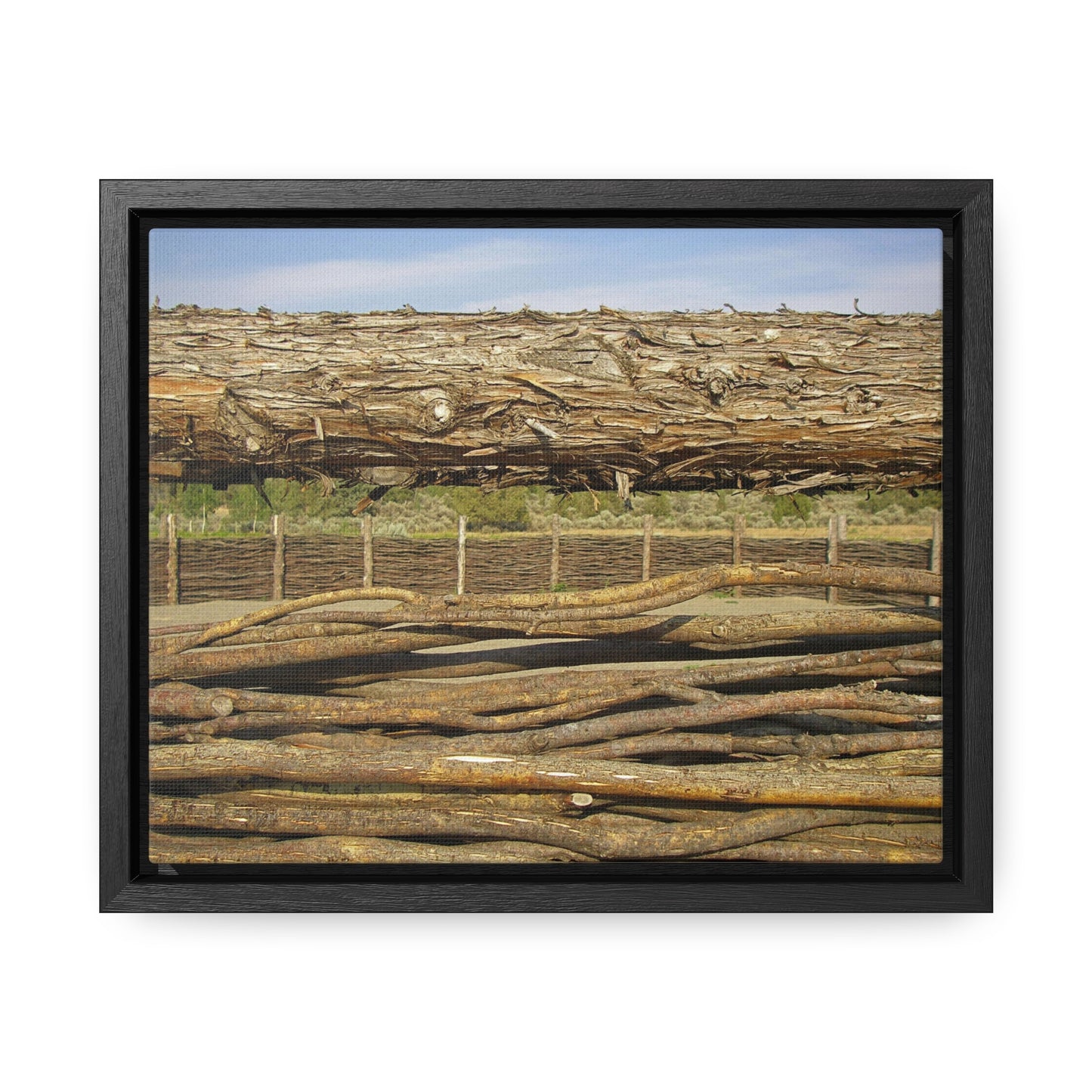 Through The Rails Gallery Canvas Wraps Framed