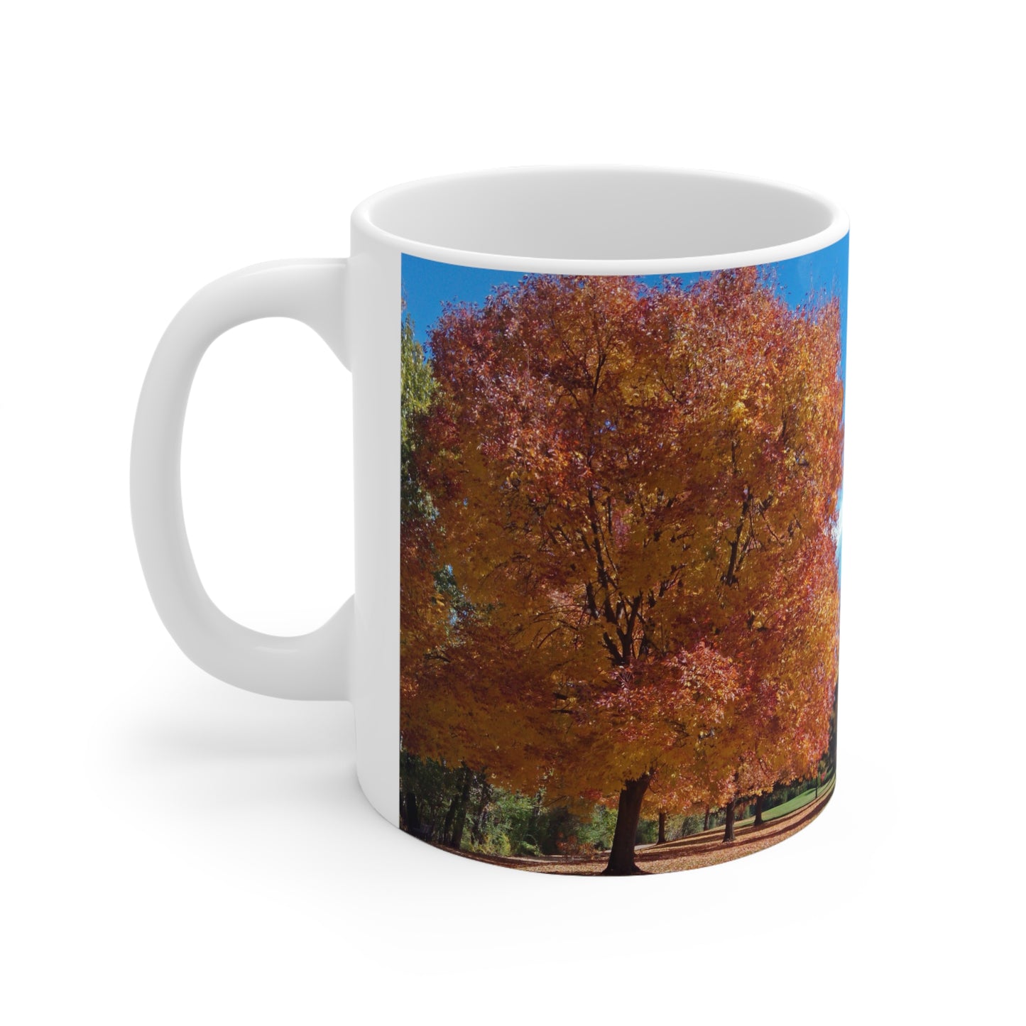 Autumn Tree Late Fall Ceramic Mug 11oz