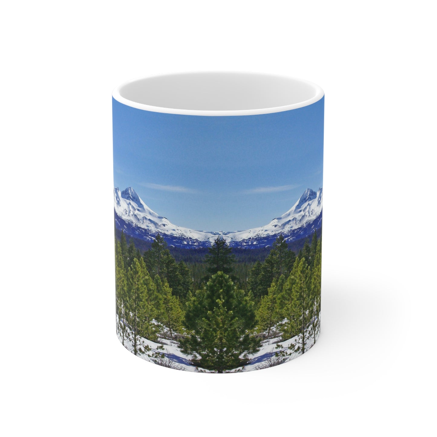 Winter Two Sisters Ceramic Mug 11oz