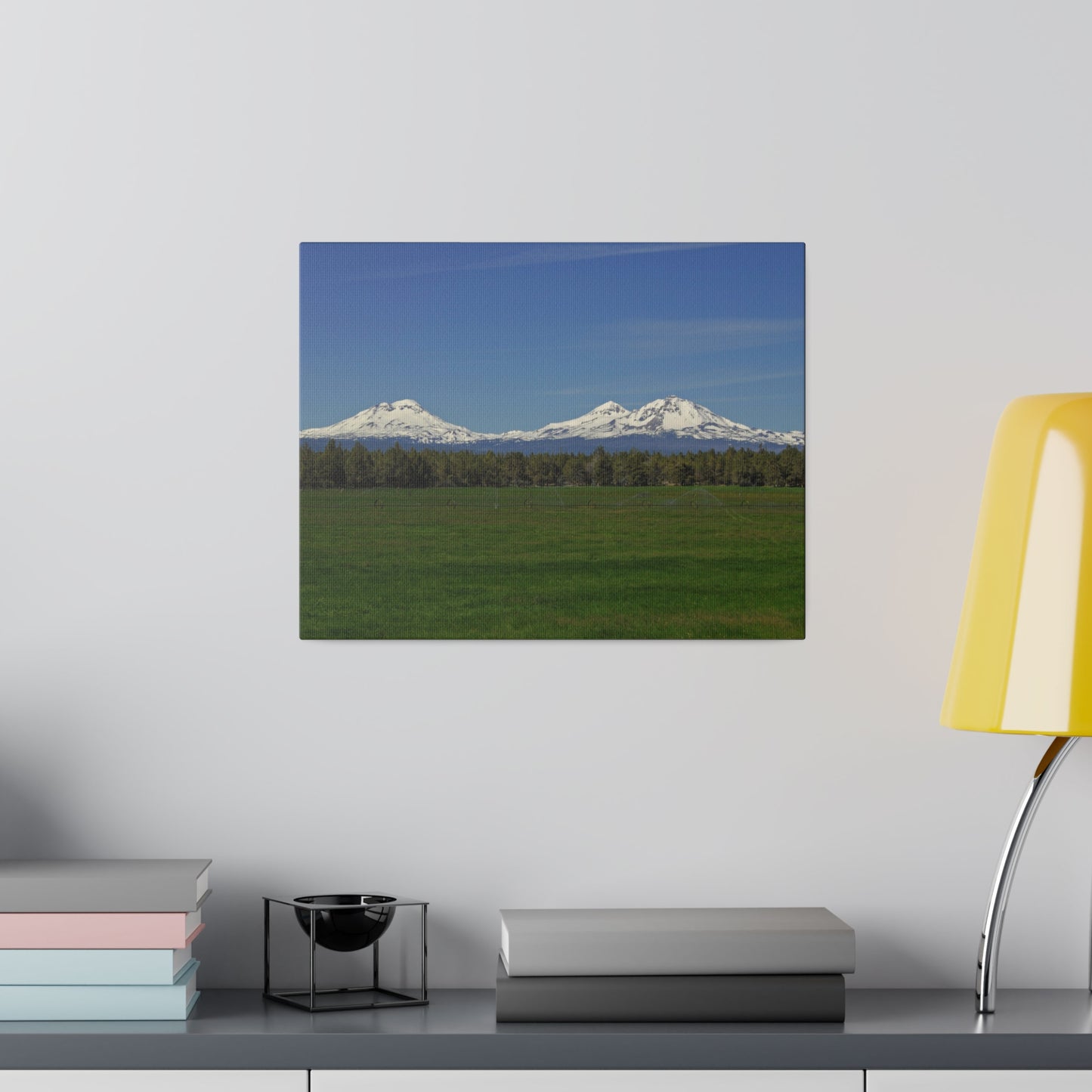 Mountain Field Matte Canvas