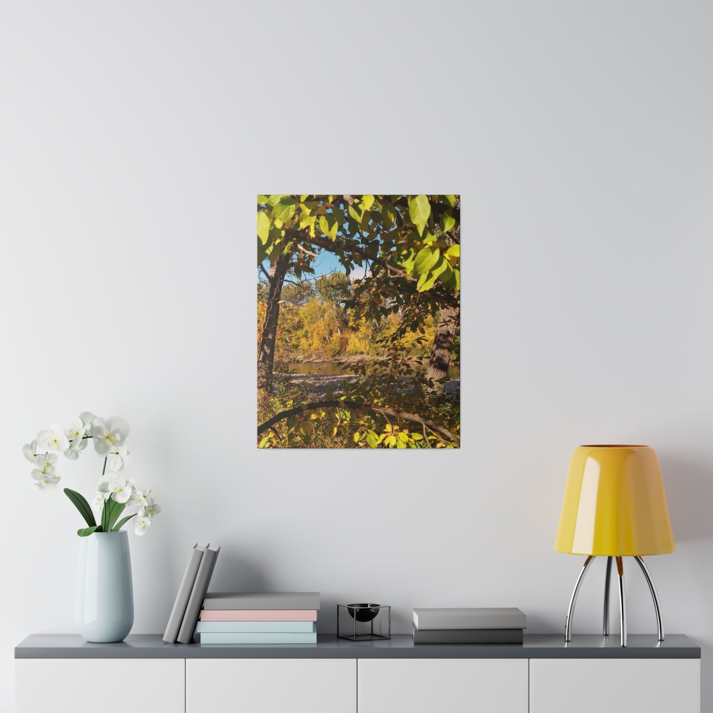 Autumn Window Matte Canvas