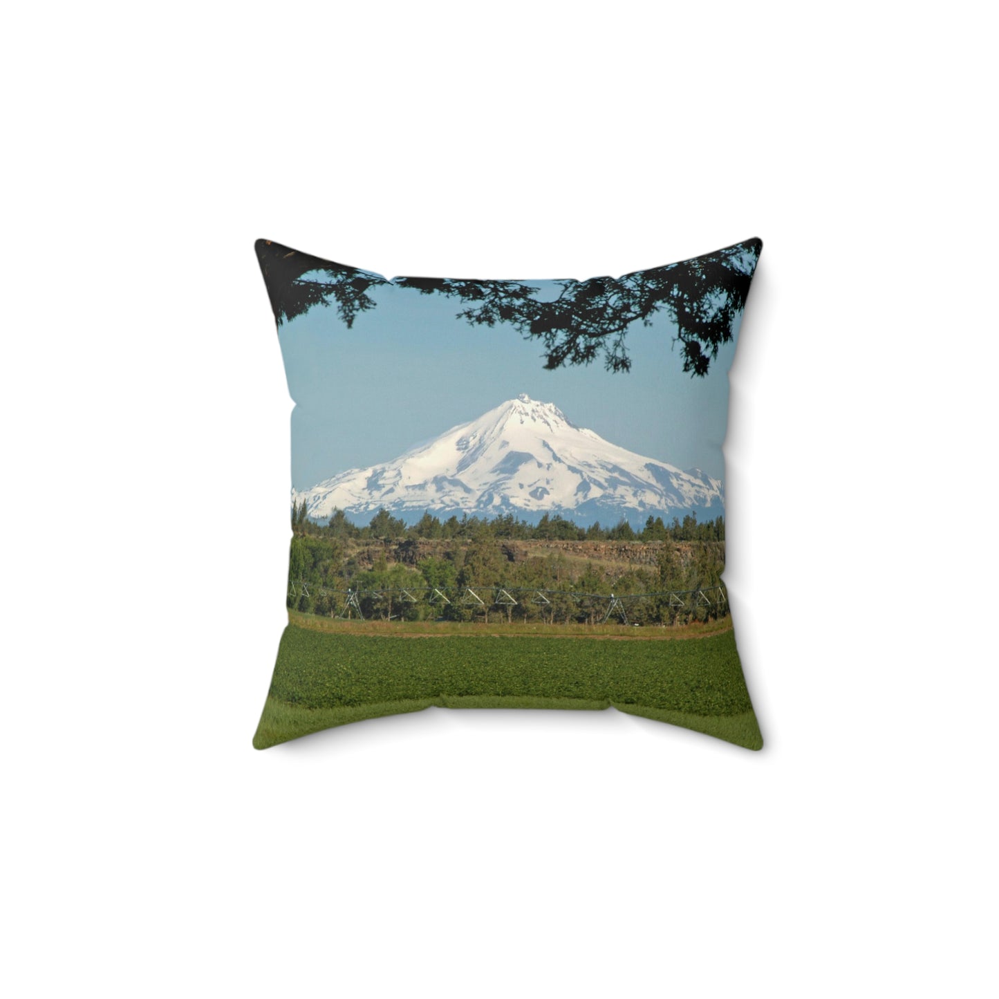 Juniper Framed Mountain Spun Polyester Square Pillow