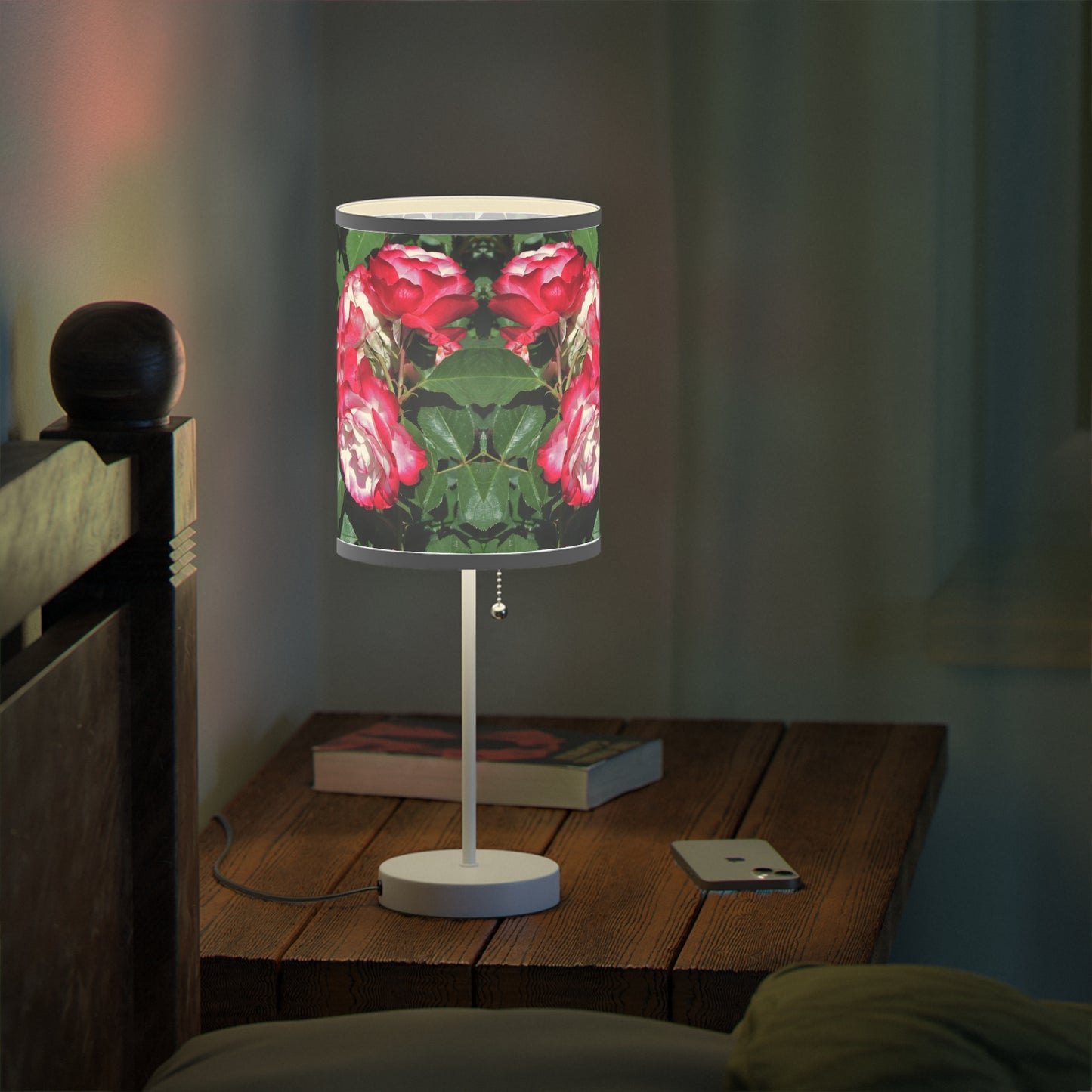 Romantic Roses Lamp on a Stand