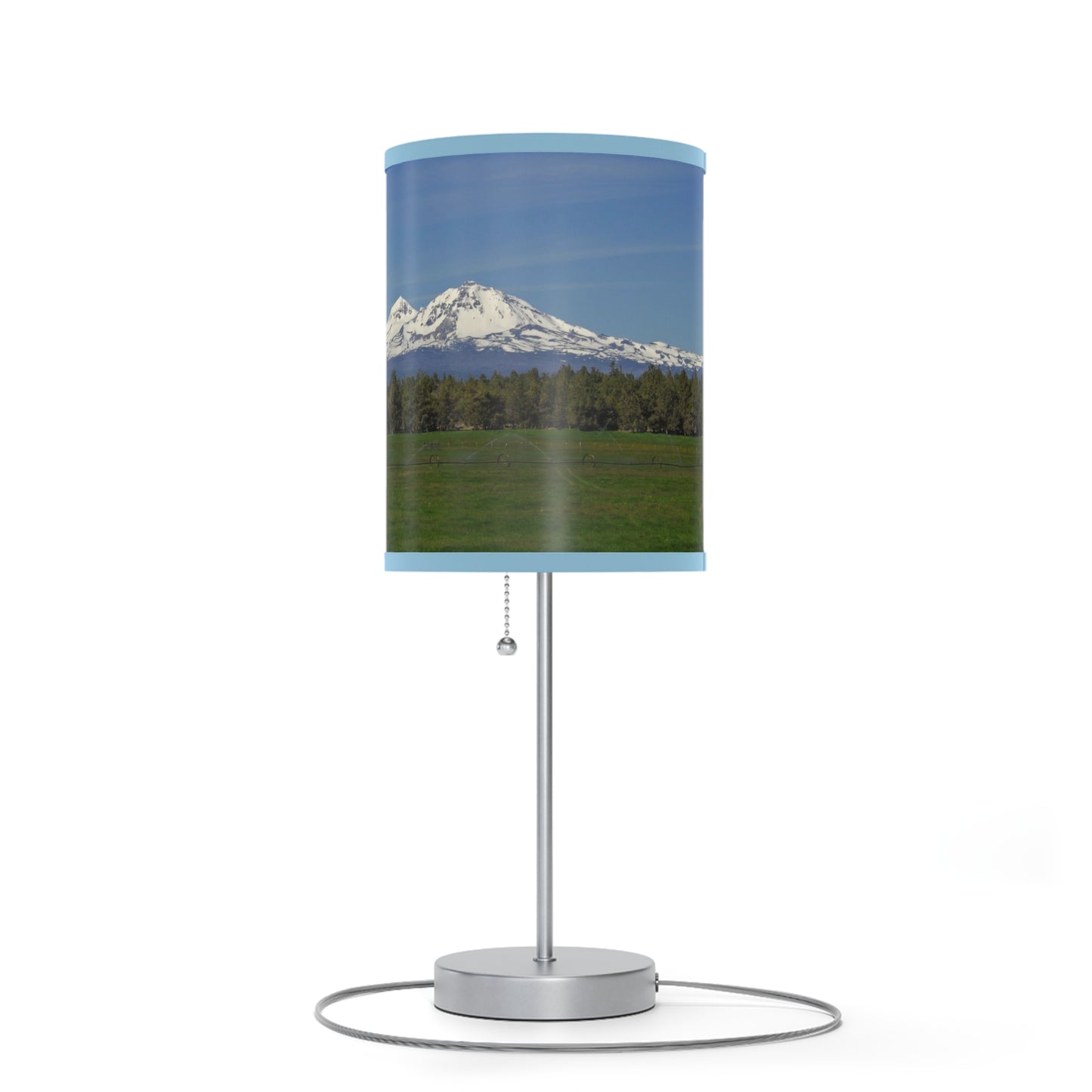 Mountain Field Lamp on a Stand