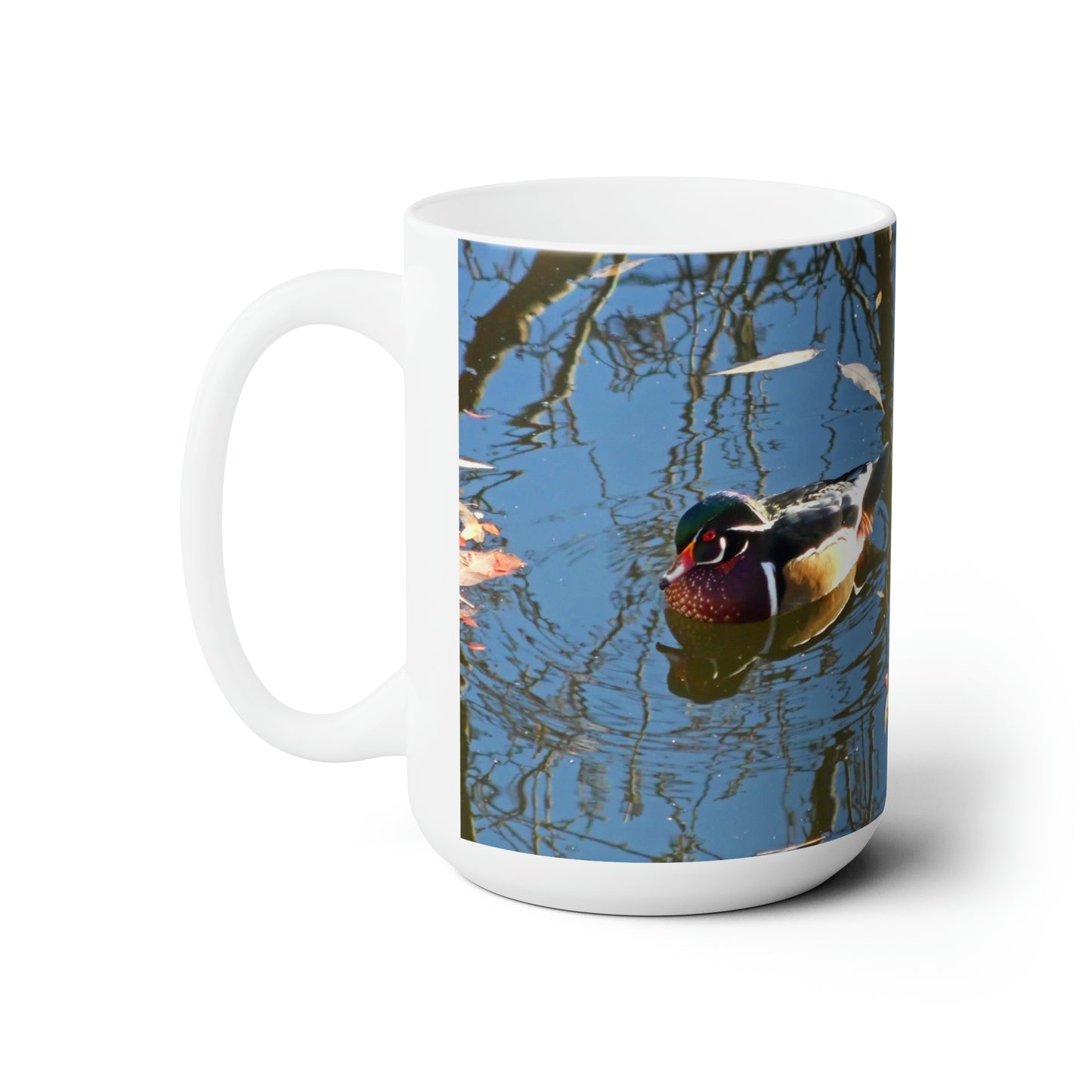 Reflections Wood Duck Ceramic Mug 15oz