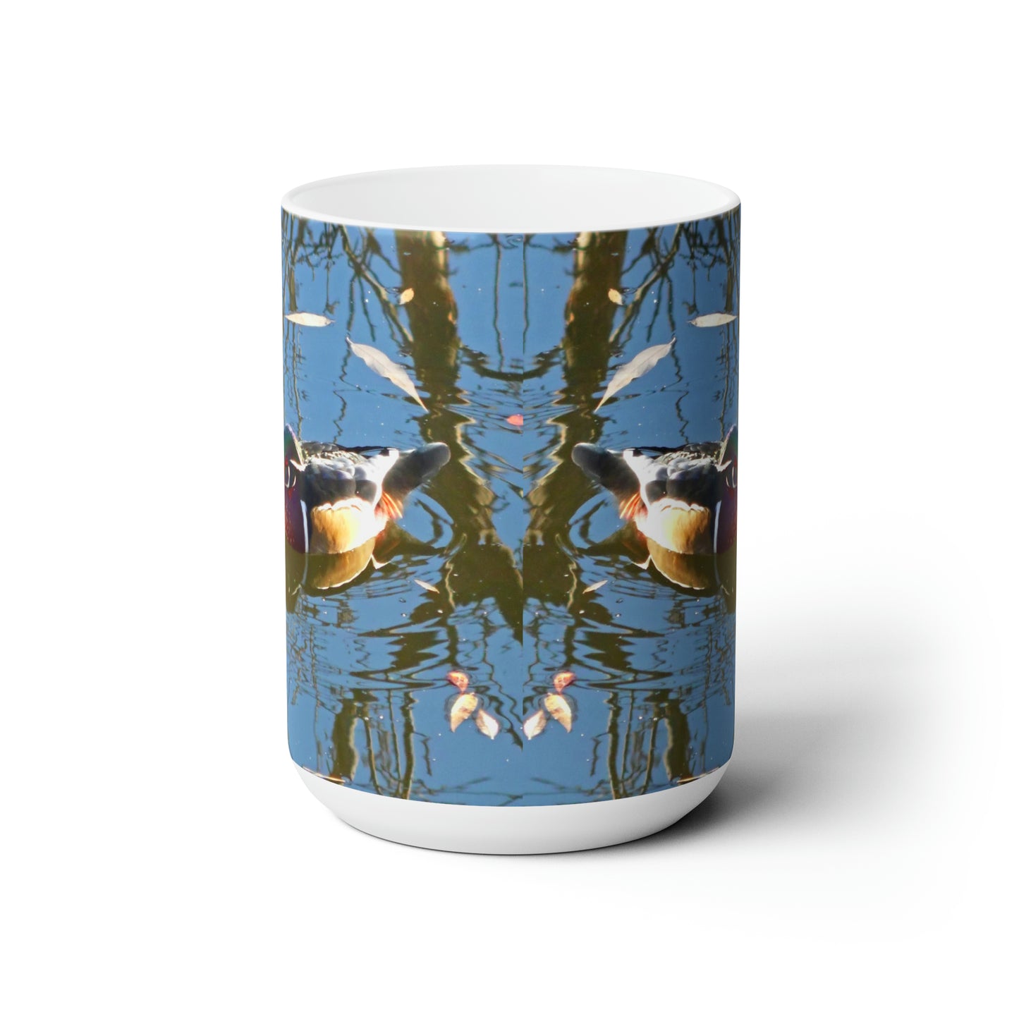 Reflections Wood Duck Ceramic Mug 15oz