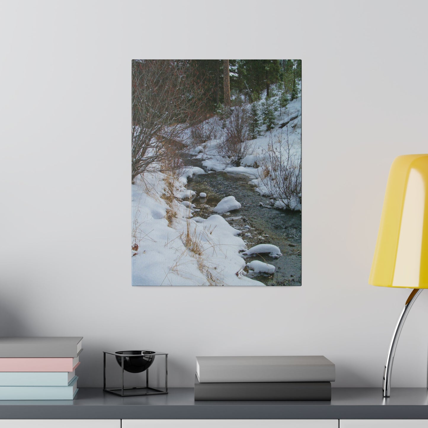 Snowy Creek Matte Canvas