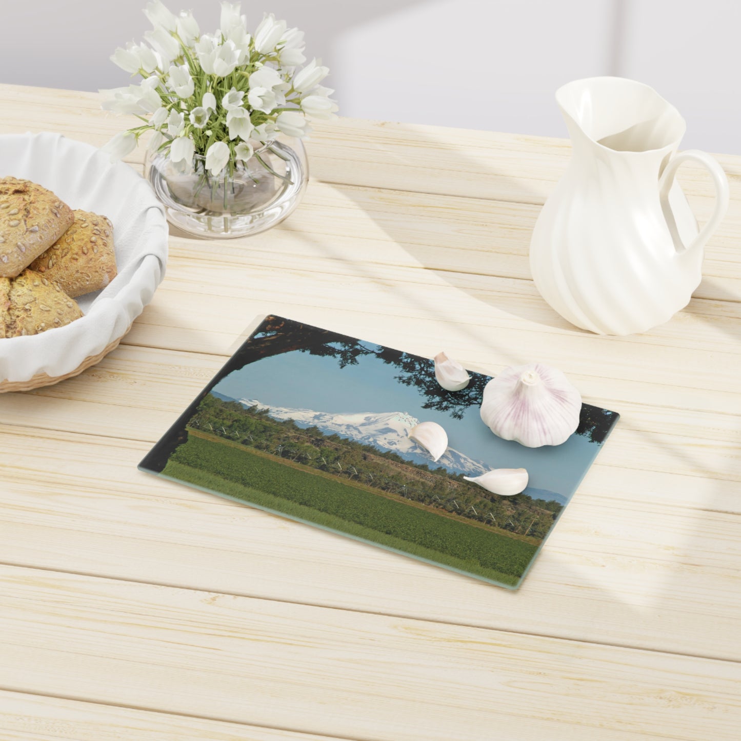 Juniper Framed Mountain Cutting Board Dishwasher Safe