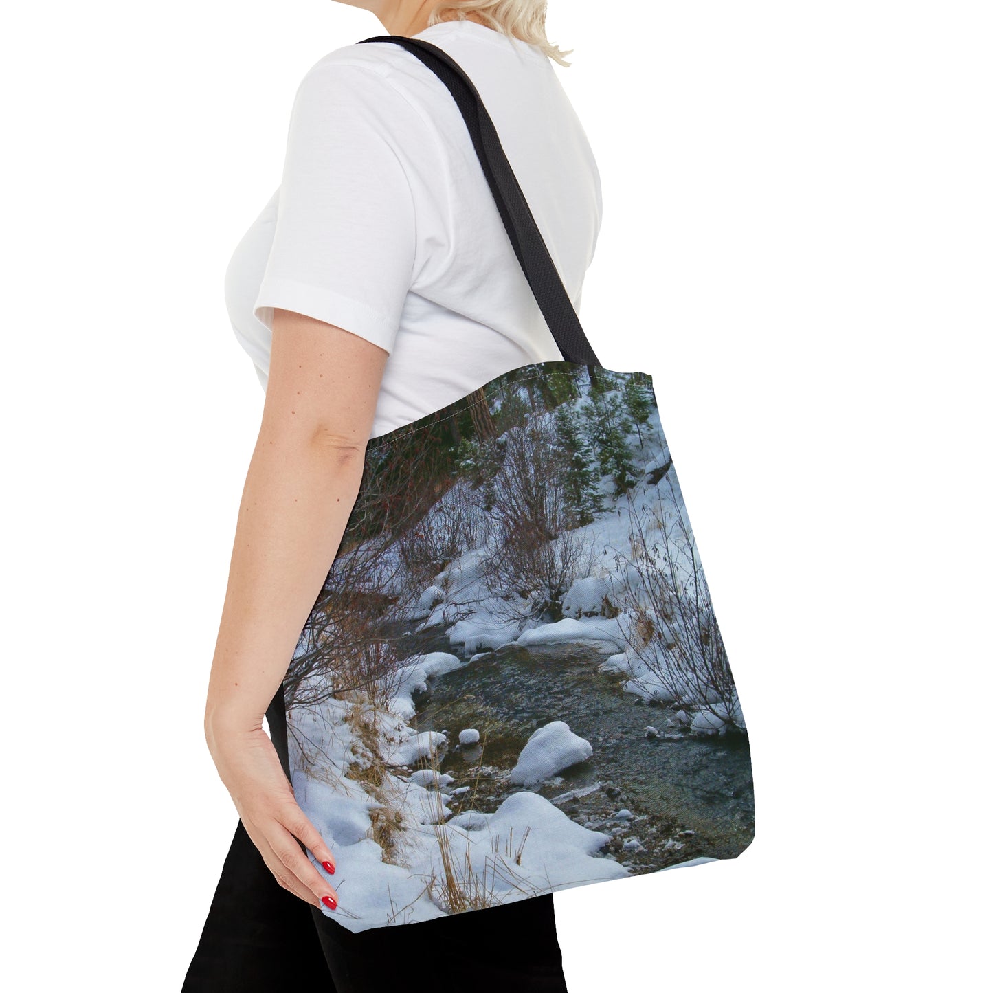 Snowy Creek Tote Bag