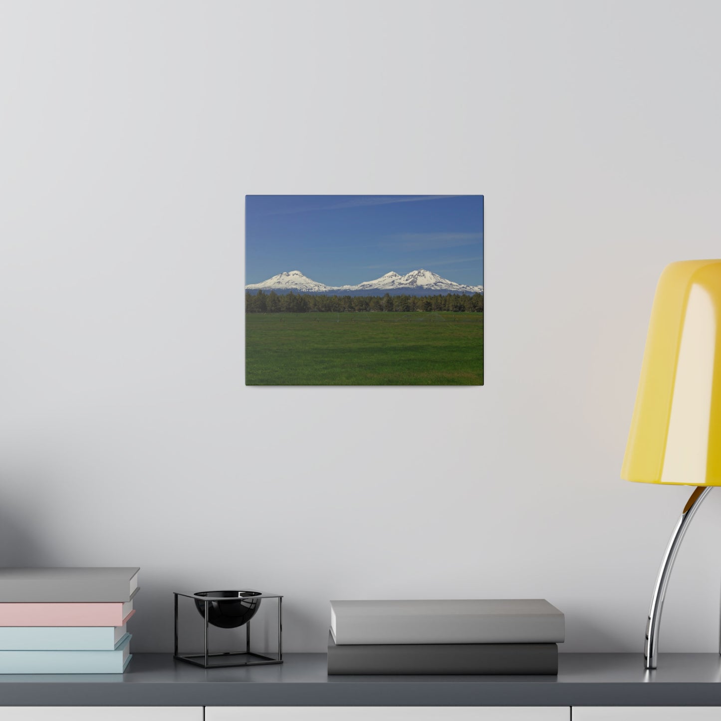 Mountain Field Matte Canvas