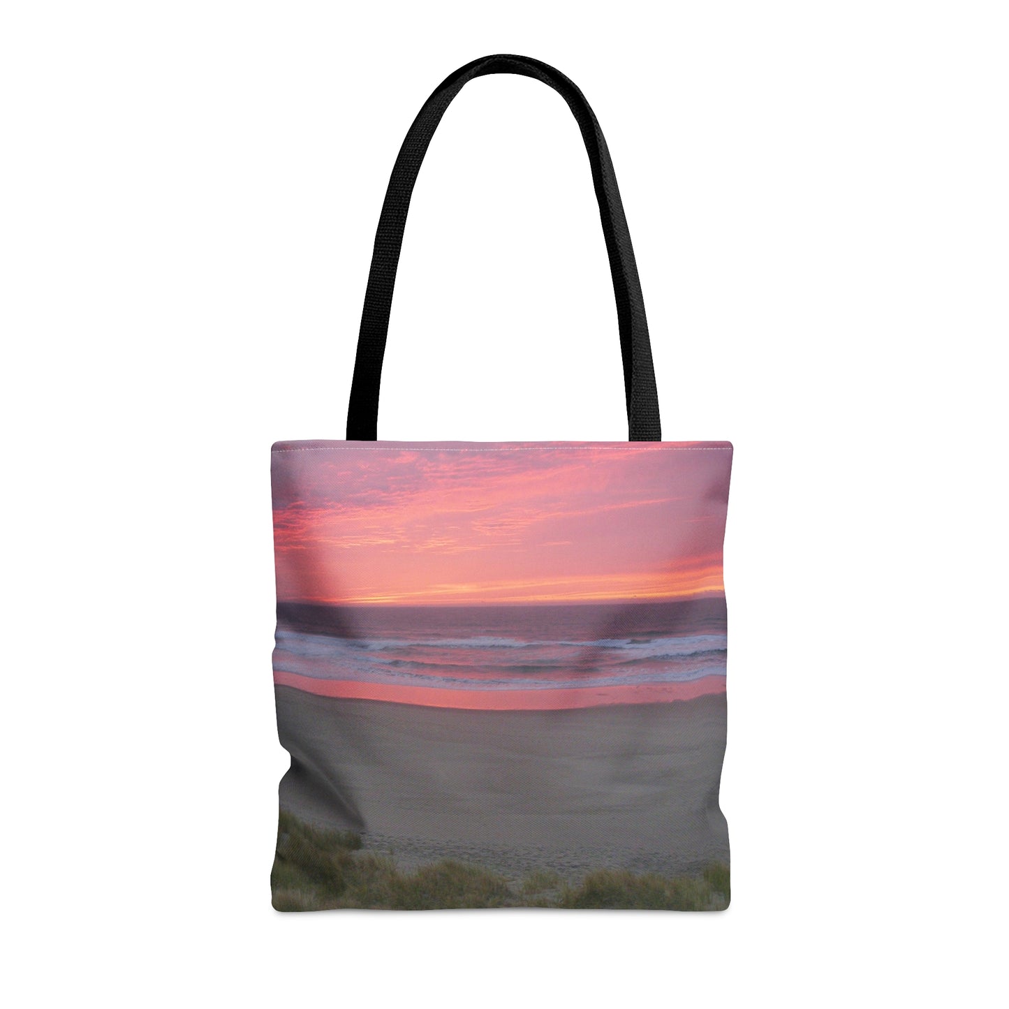 Pink Ocean Sunset Tote Bag