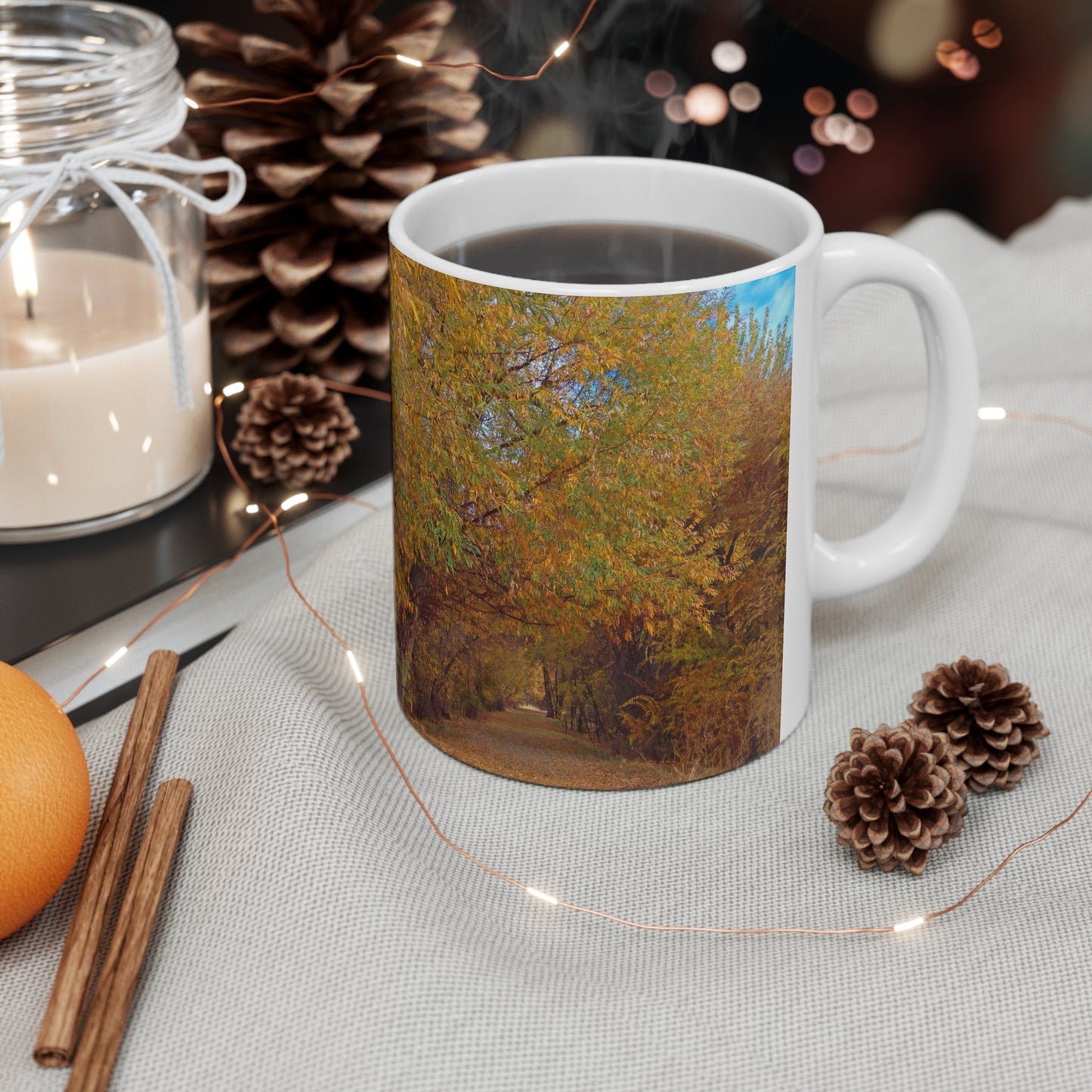 Autumn Path Ceramic Mug 11oz