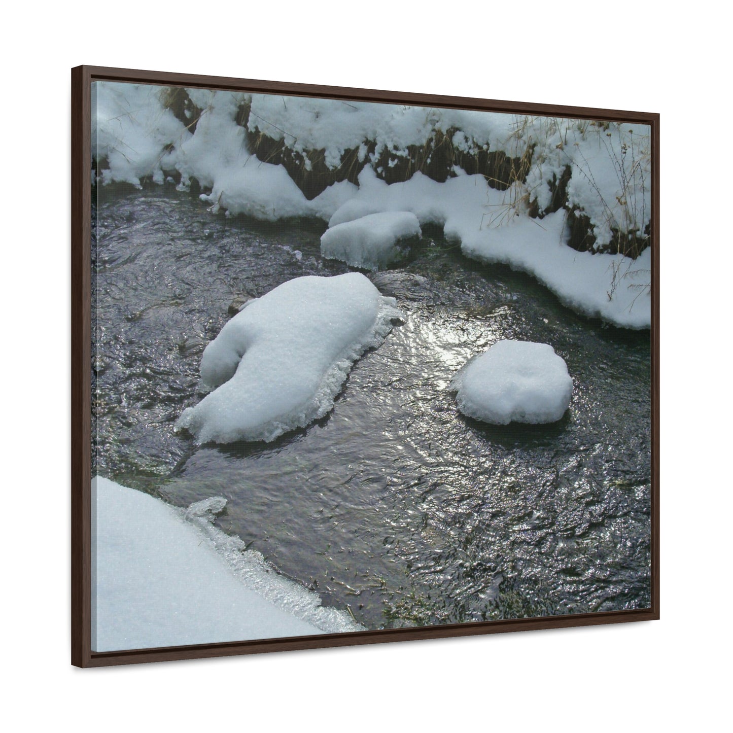 Winter Reflection Gallery Canvas Wraps Framed