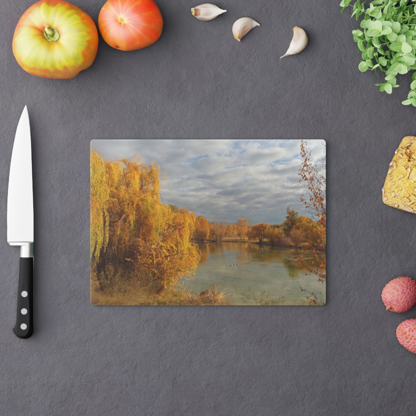 Autumn Peace Cutting Board Dishwasher Safe