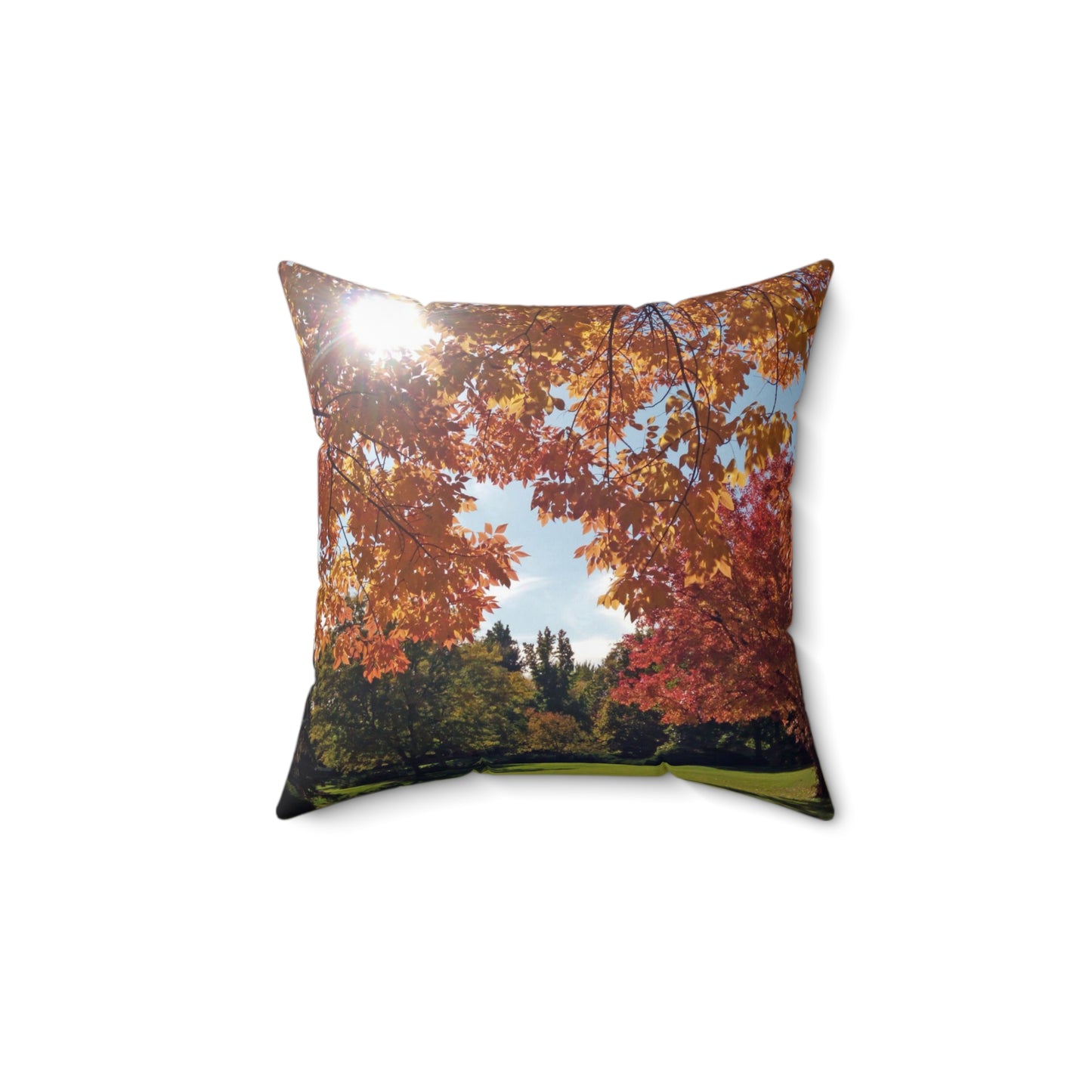 Autumn Light Spun Polyester Square Pillow