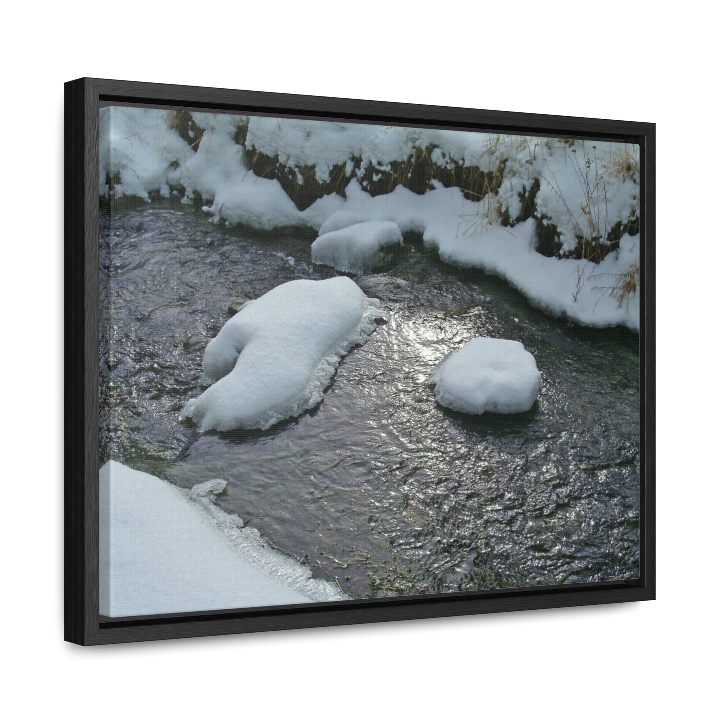 Winter Reflection Gallery Canvas Wraps Framed